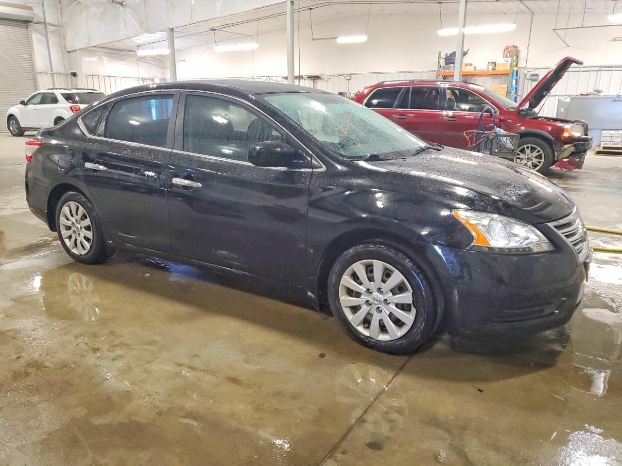 2013 Nissan Sentra S Черный vin: 3N1AB7AP7DL701861