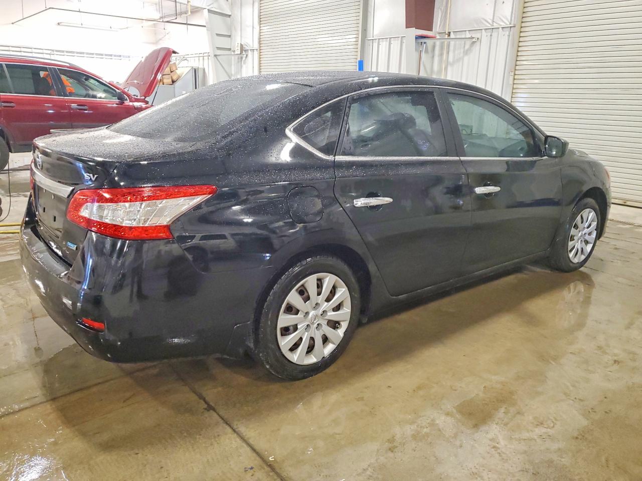 2013 Nissan Sentra S Черный vin: 3N1AB7AP7DL701861