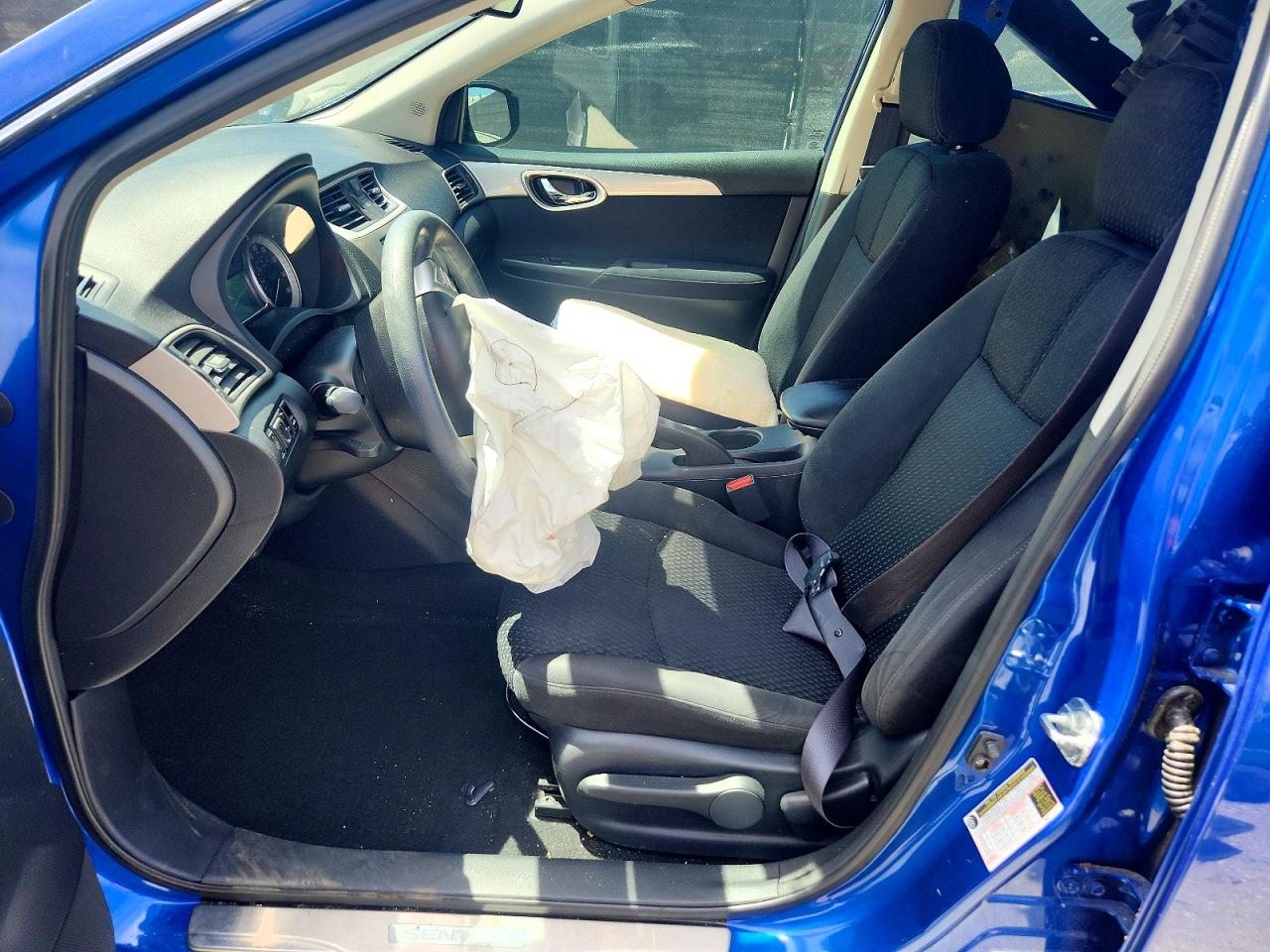 2013 Nissan Sentra S Blue vin: 3N1AB7AP7DL703500