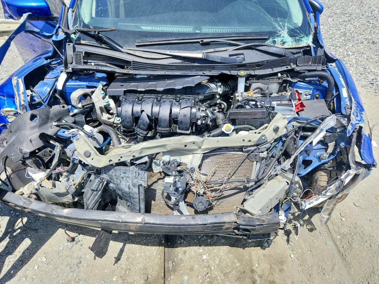 2013 Nissan Sentra S Blue vin: 3N1AB7AP7DL703500