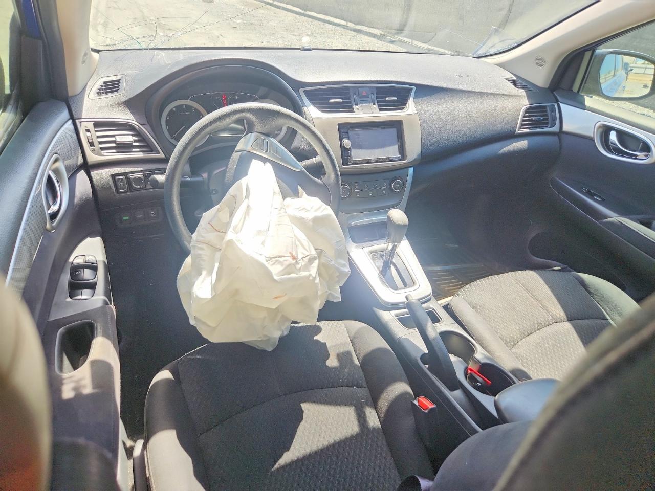2013 Nissan Sentra S Blue vin: 3N1AB7AP7DL703500