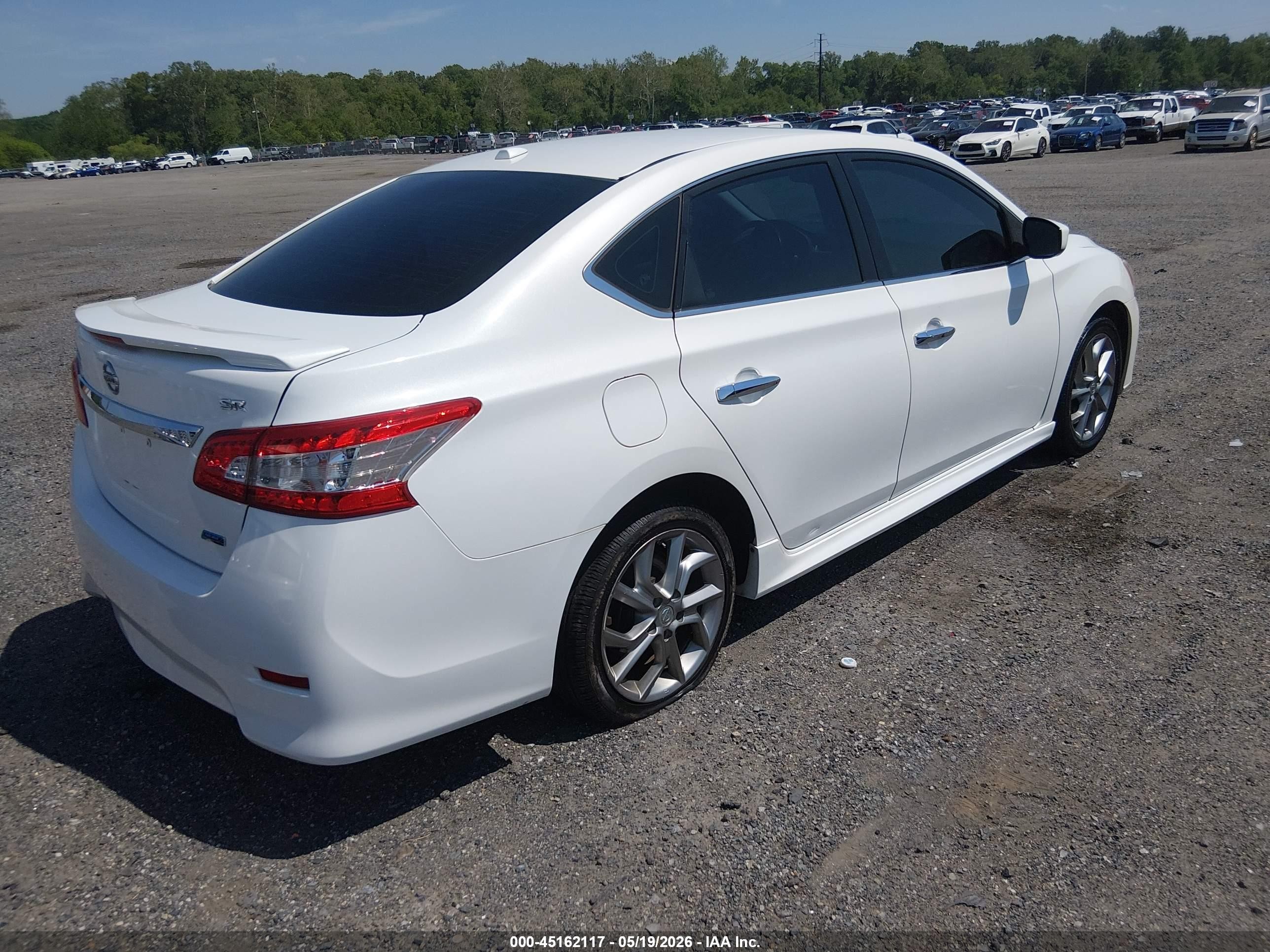 2013 Nissan Sentra Sr White vin: 3N1AB7AP7DL713024