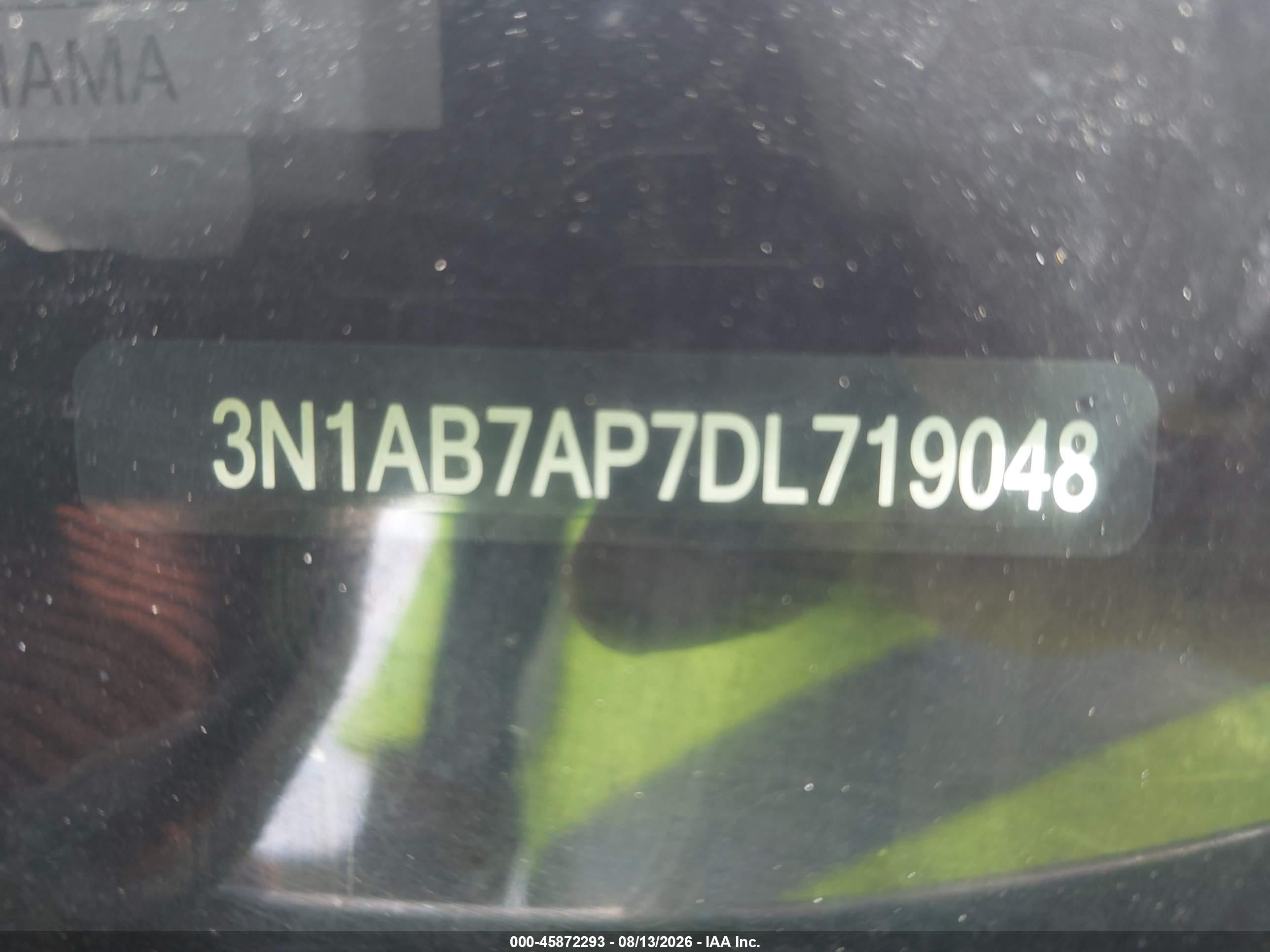 2013 Nissan Sentra Sv Silver vin: 3N1AB7AP7DL719048