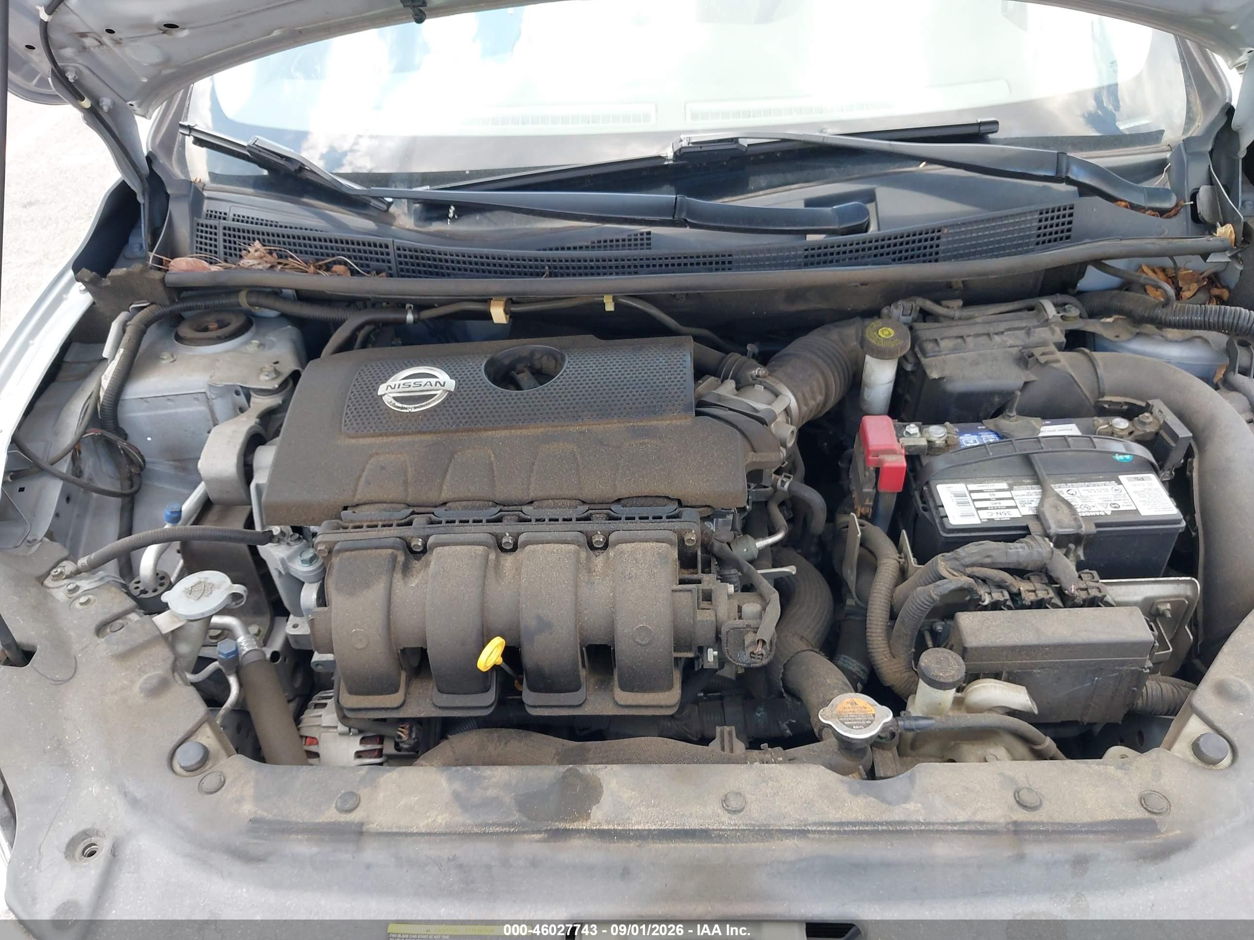 2013 Nissan Sentra Sv Серебряный vin: 3N1AB7AP7DL719048