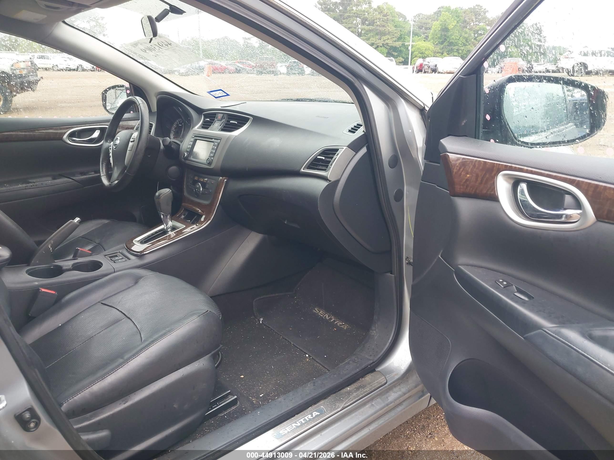 2013 Nissan Sentra Sl Серебряный vin: 3N1AB7AP7DL721690