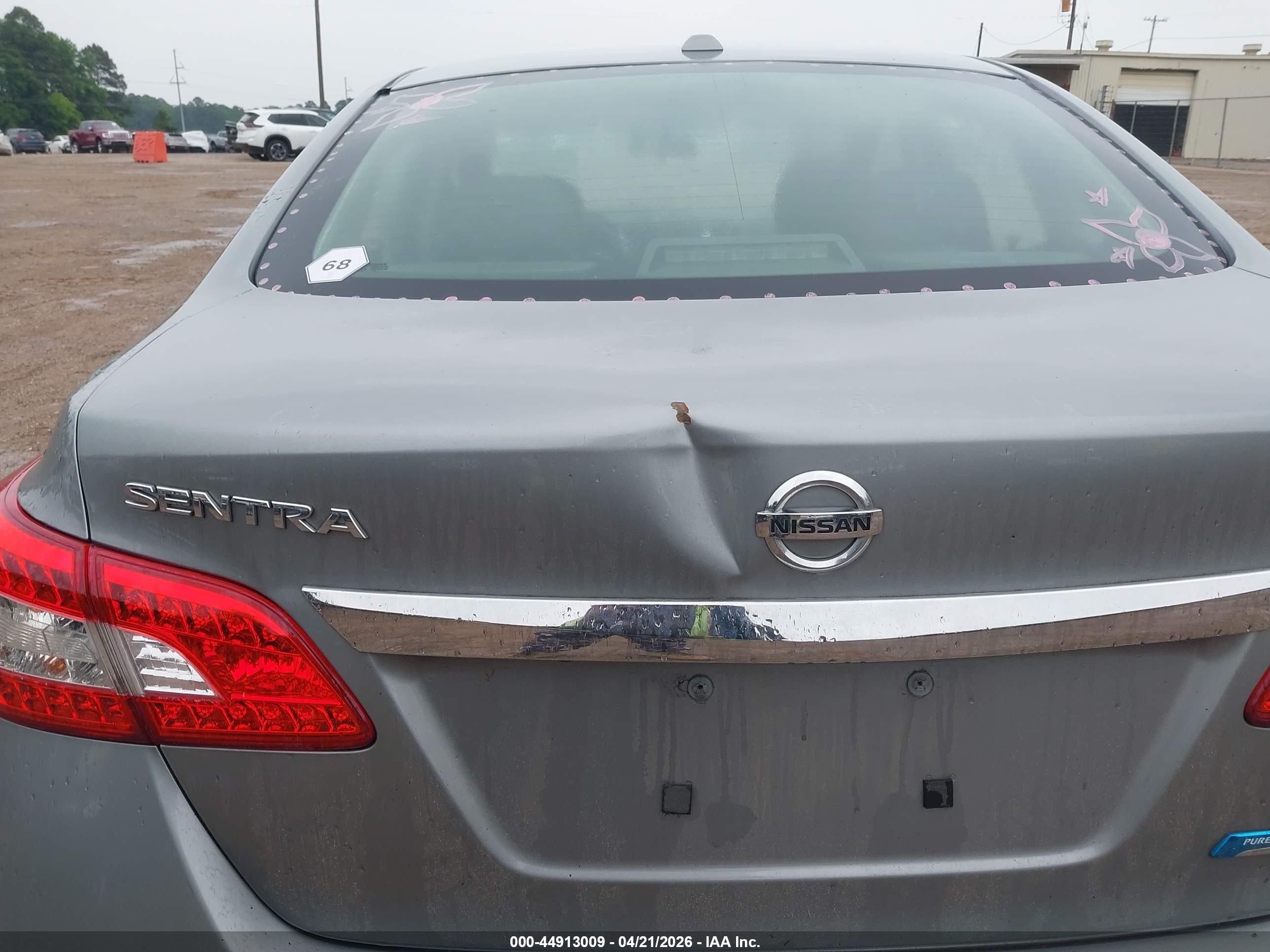 2013 Nissan Sentra Sl Серебряный vin: 3N1AB7AP7DL721690