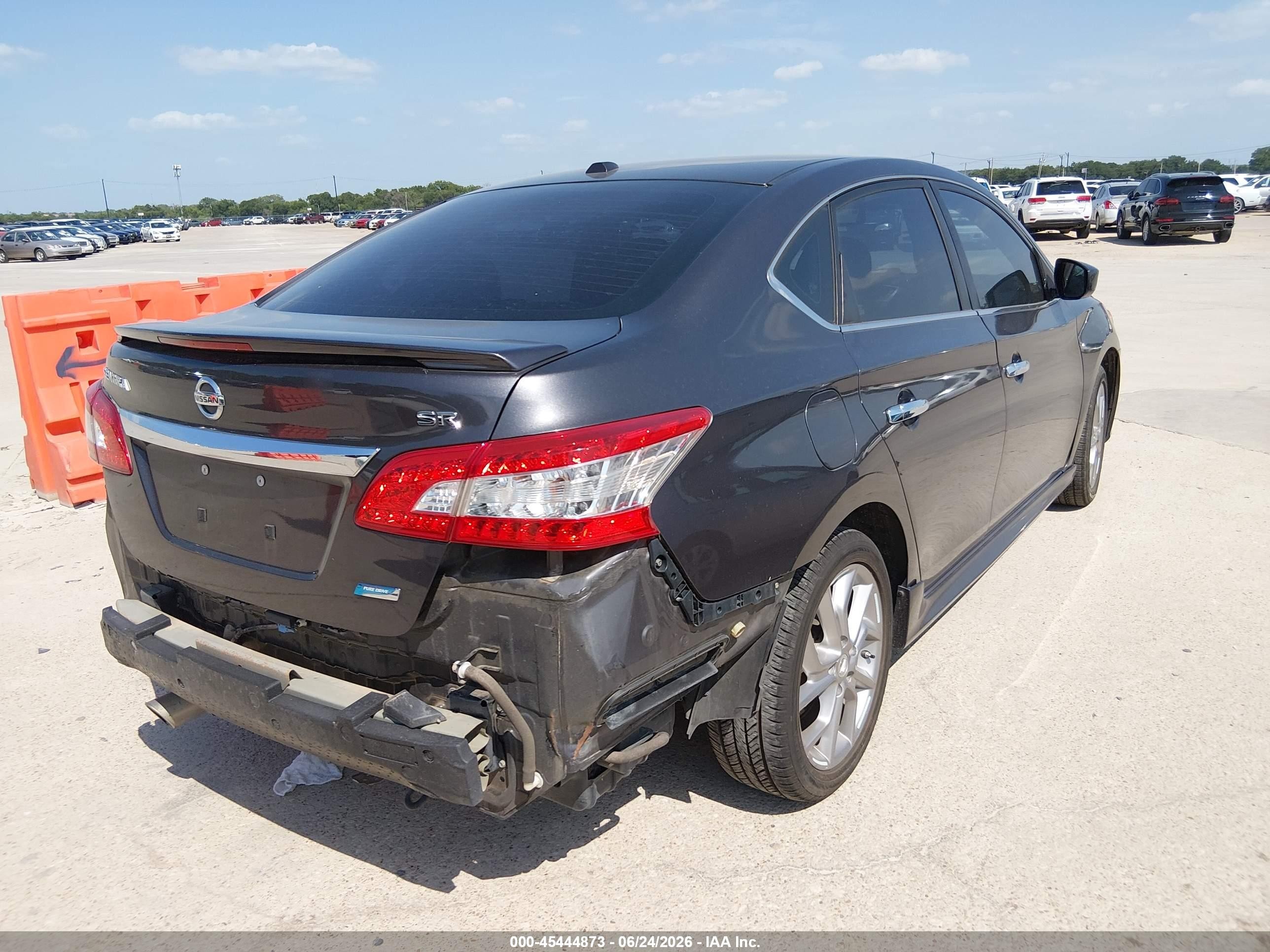 2013 Nissan Sentra Sr Gray vin: 3N1AB7AP7DL723830