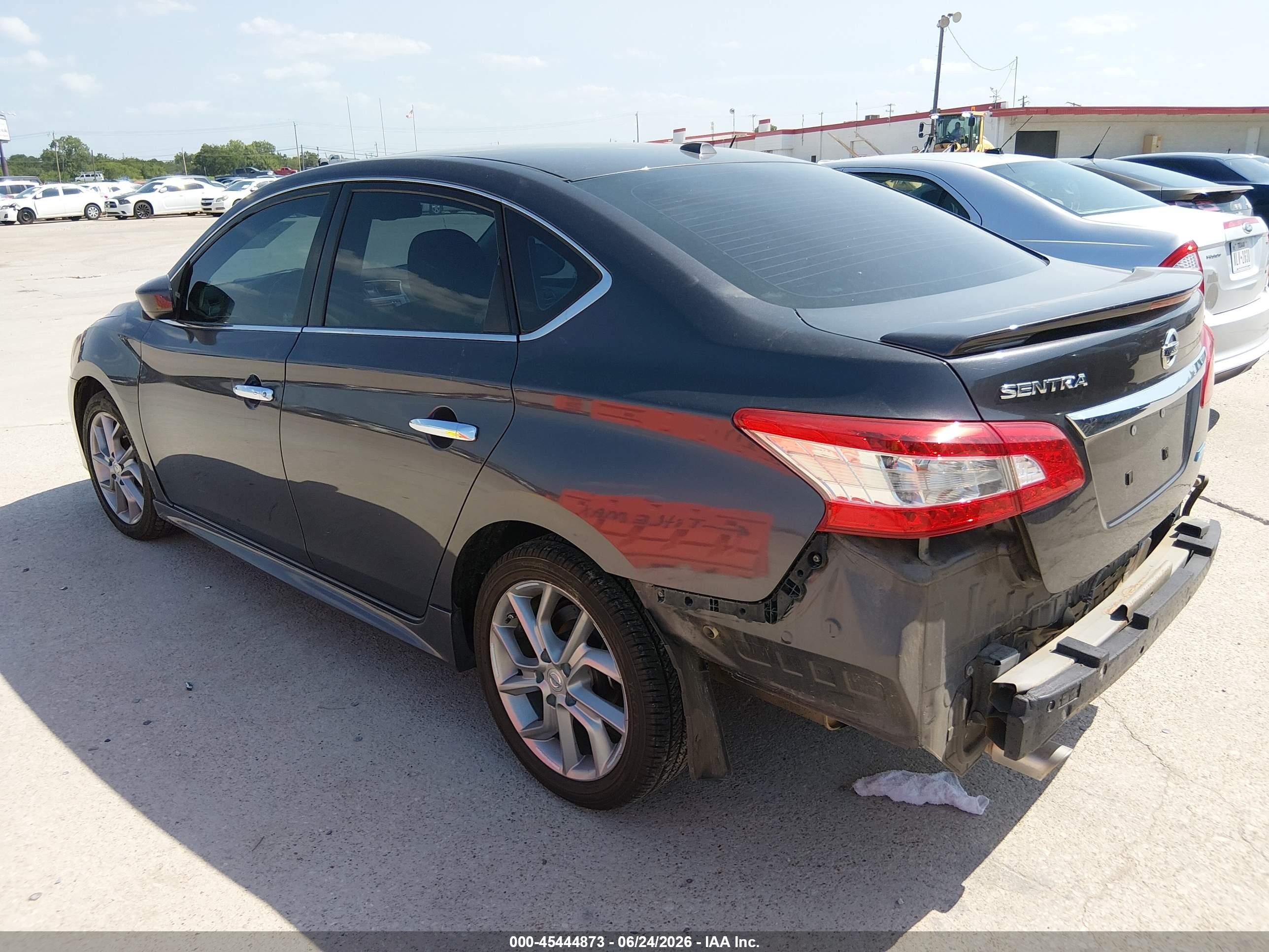 2013 Nissan Sentra Sr Gray vin: 3N1AB7AP7DL723830