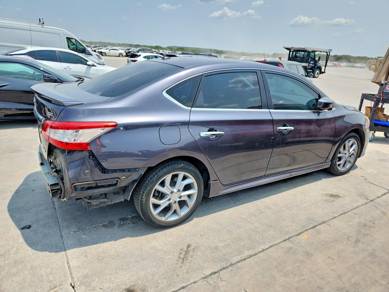 2013 Nissan Sentra S Gray vin: 3N1AB7AP7DL723830