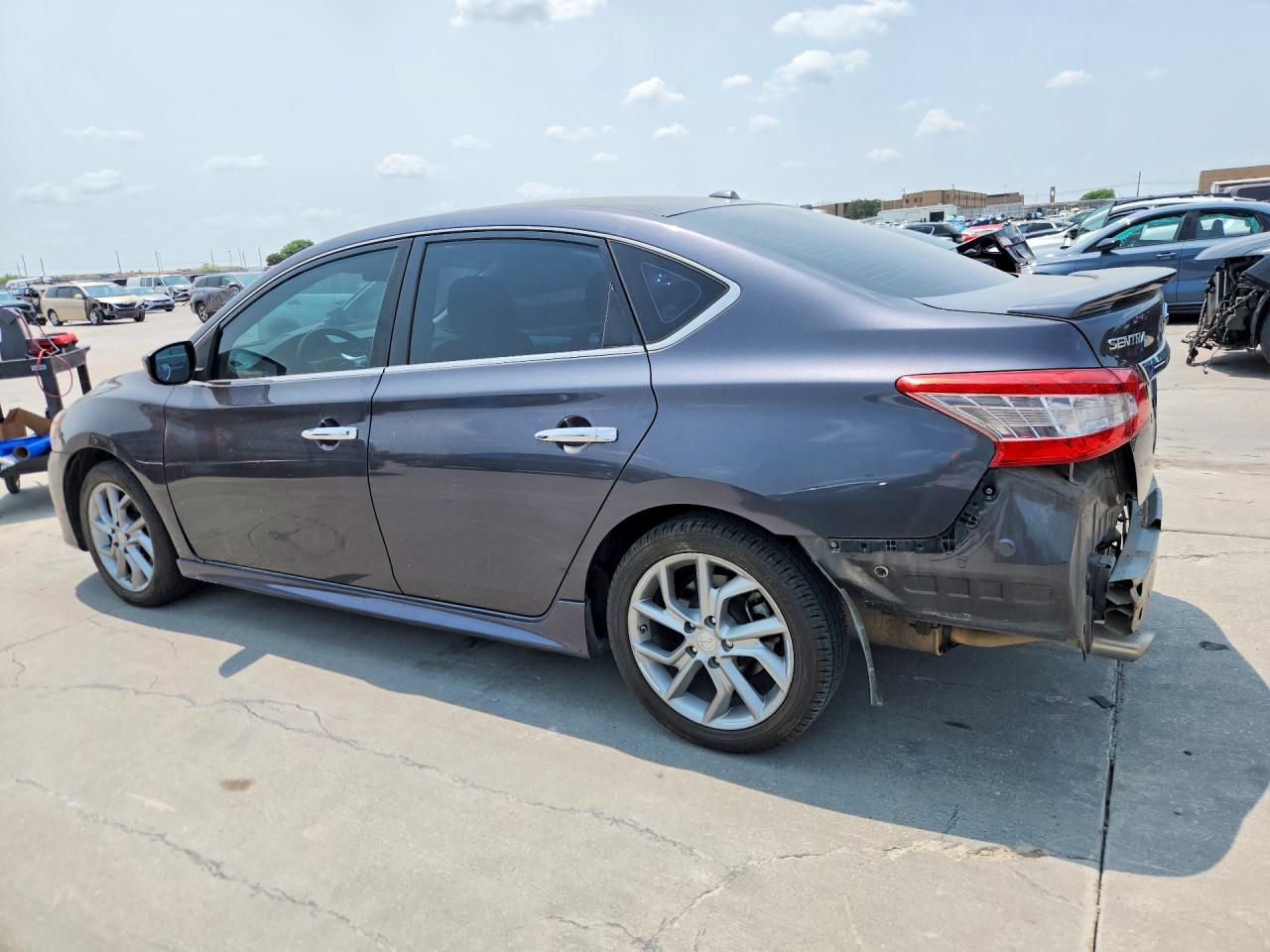 2013 Nissan Sentra S Gray vin: 3N1AB7AP7DL723830