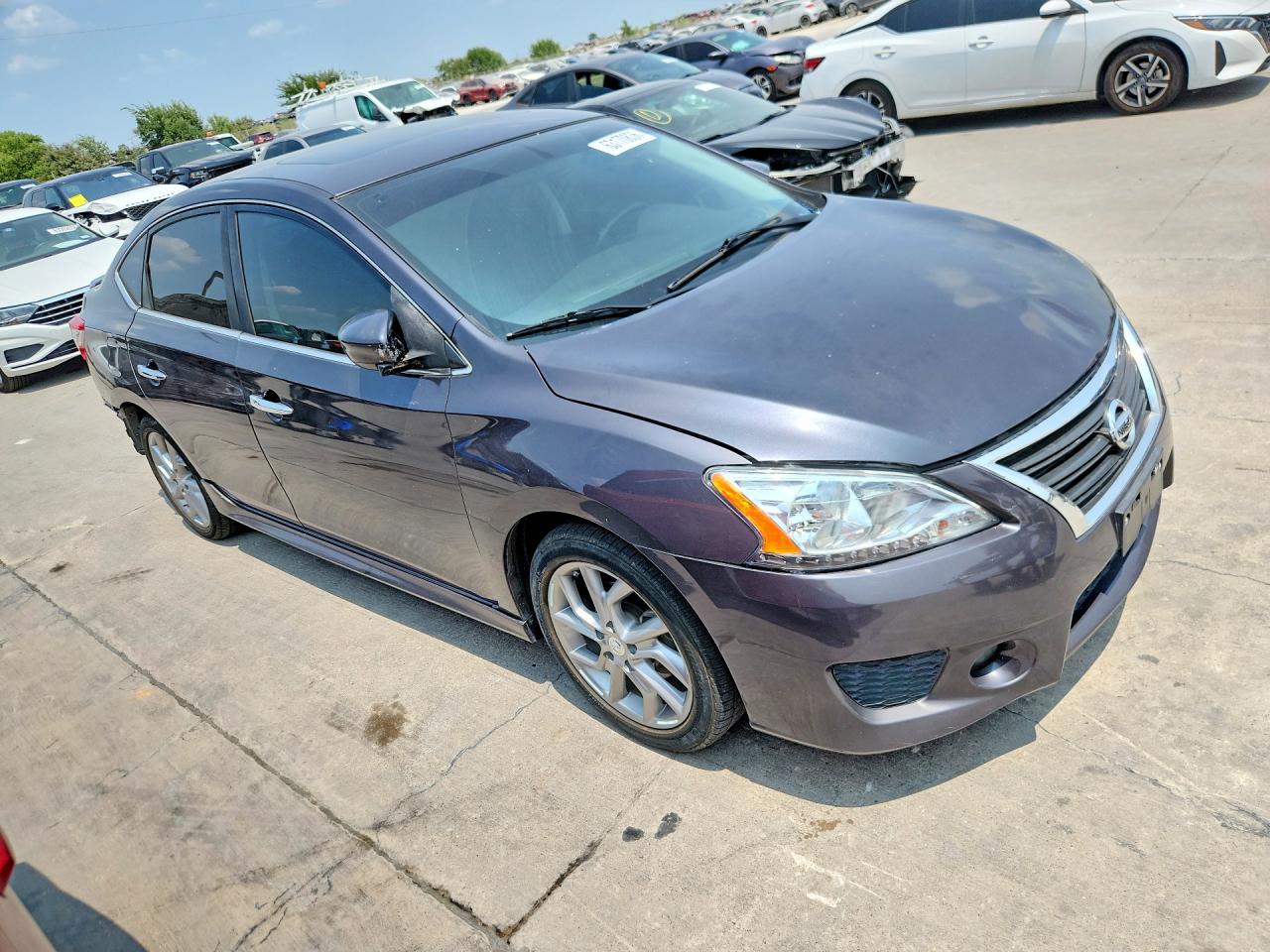 2013 Nissan Sentra S Gray vin: 3N1AB7AP7DL723830