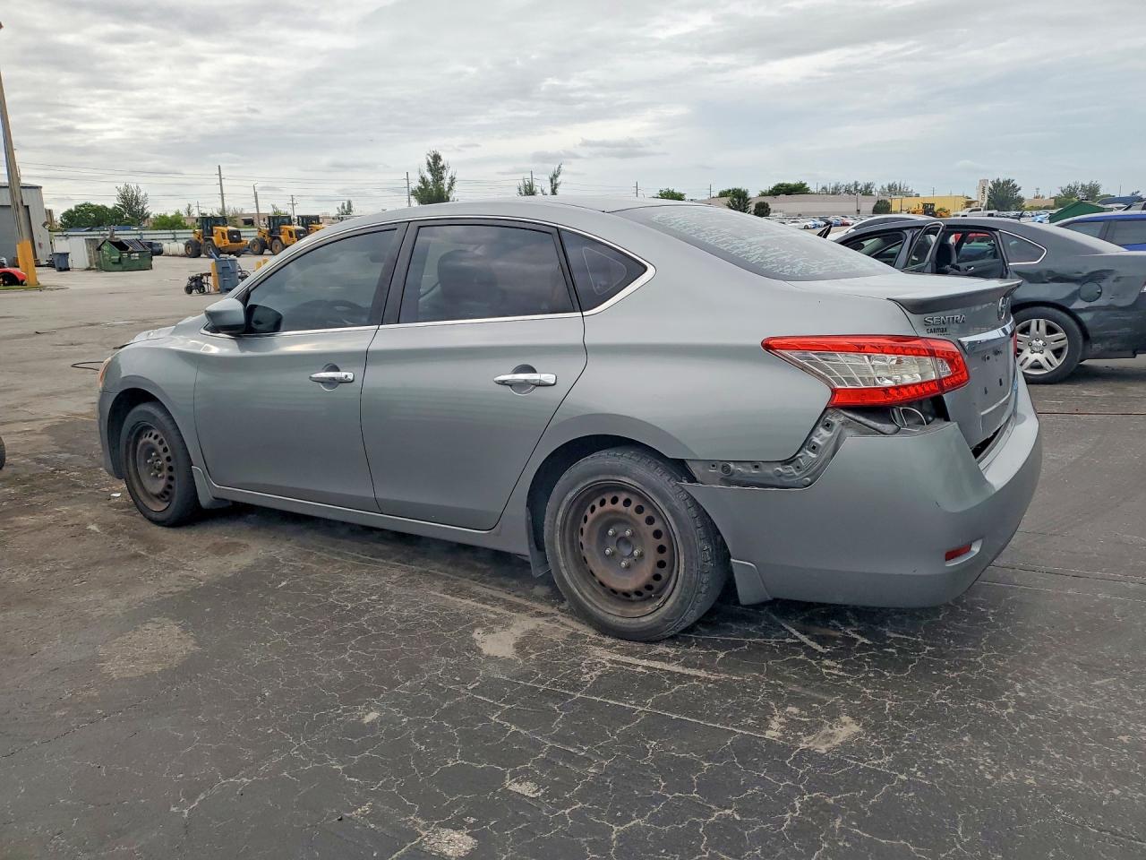 2013 Nissan Sentra S Gray vin: 3N1AB7AP7DL731491