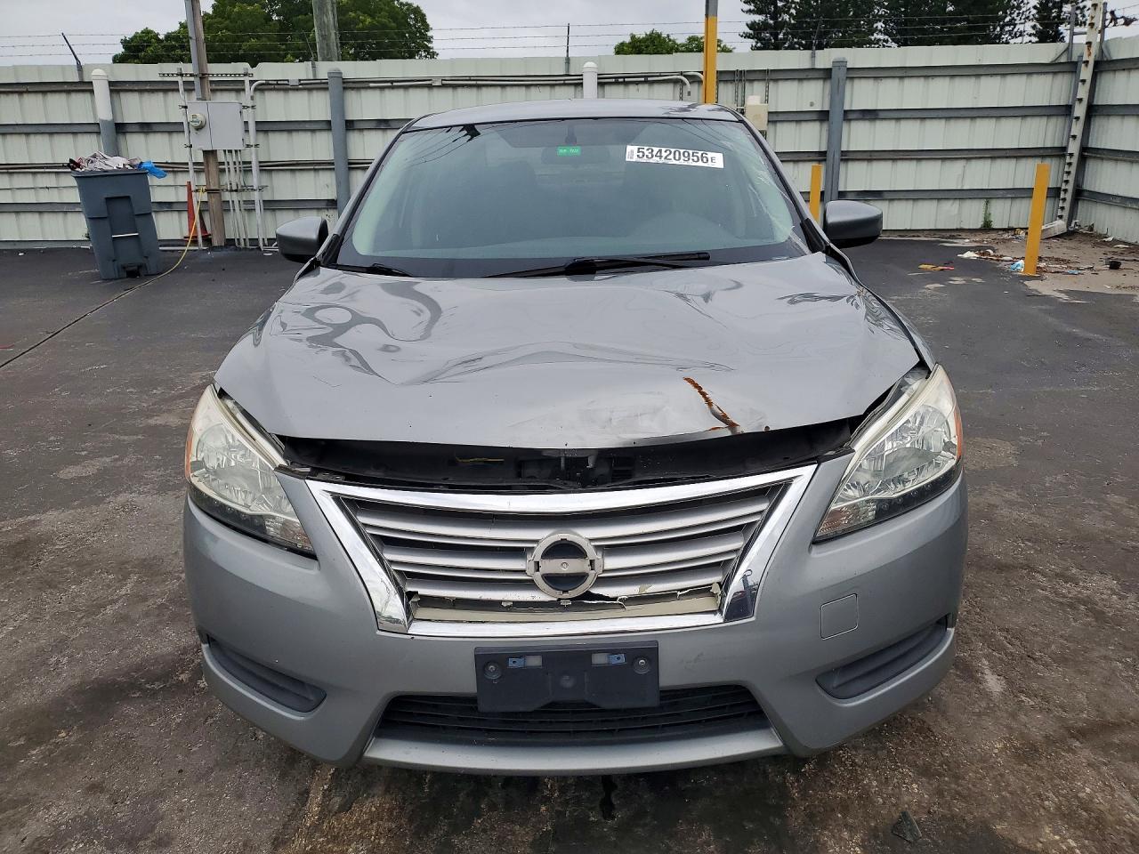 2013 Nissan Sentra S Gray vin: 3N1AB7AP7DL731491