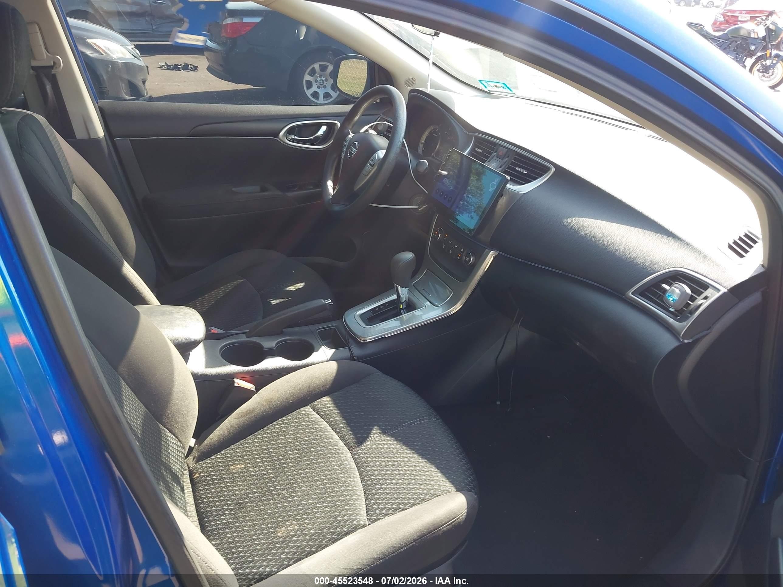 2013 Nissan Sentra Sr Blue vin: 3N1AB7AP7DL735590