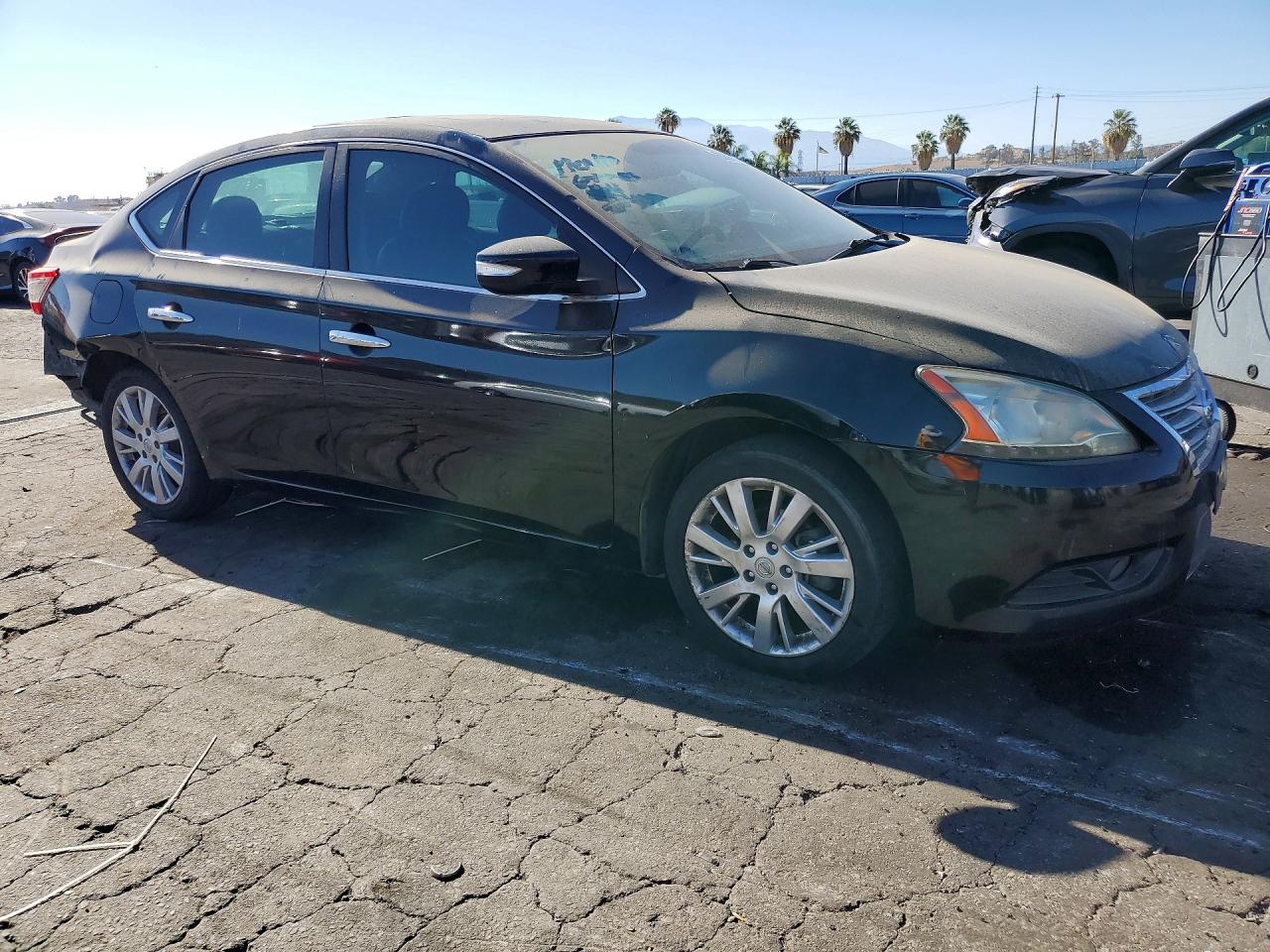 2013 Nissan Sentra S Black vin: 3N1AB7AP7DL741812