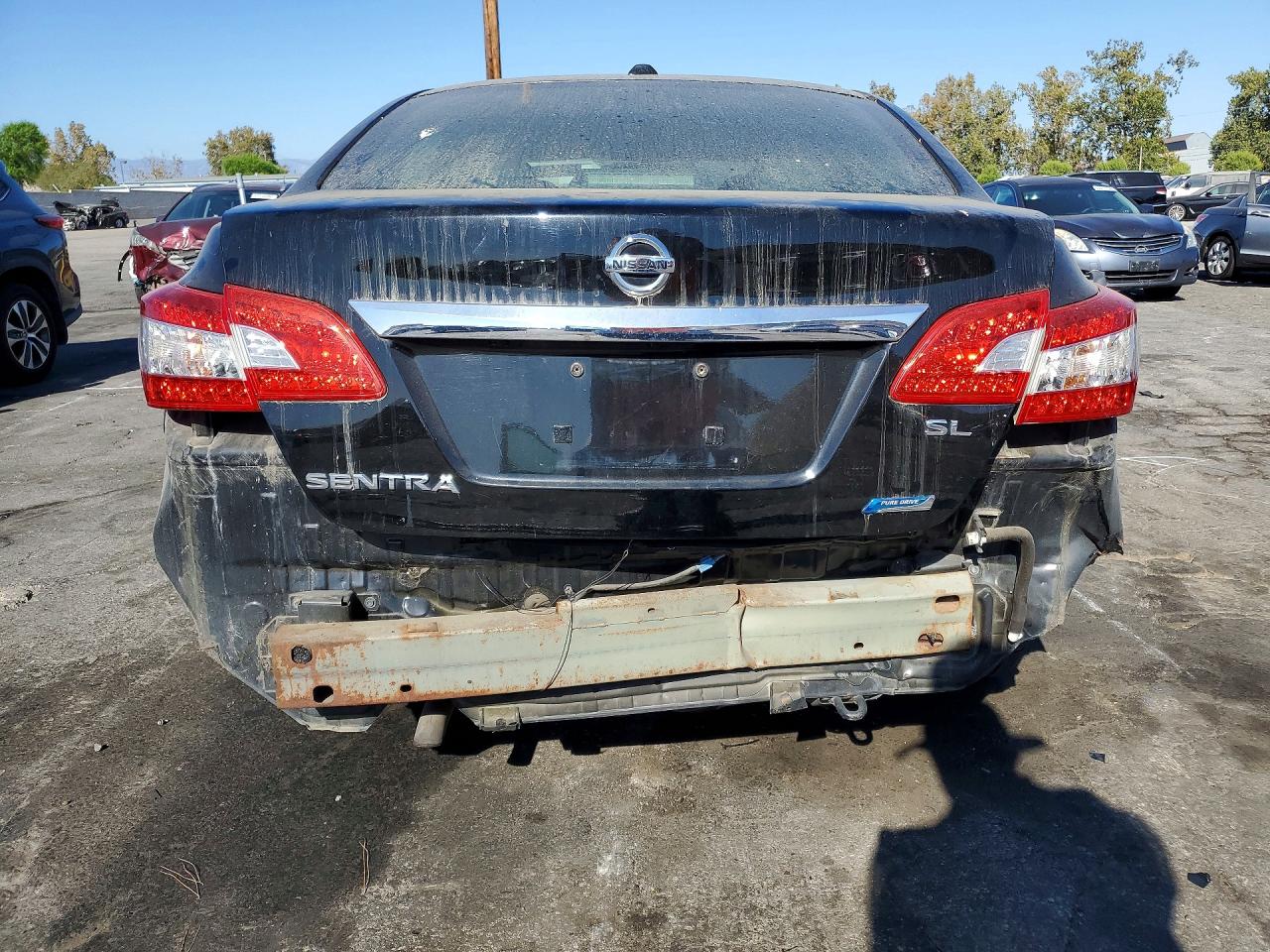 2013 Nissan Sentra S Black vin: 3N1AB7AP7DL741812