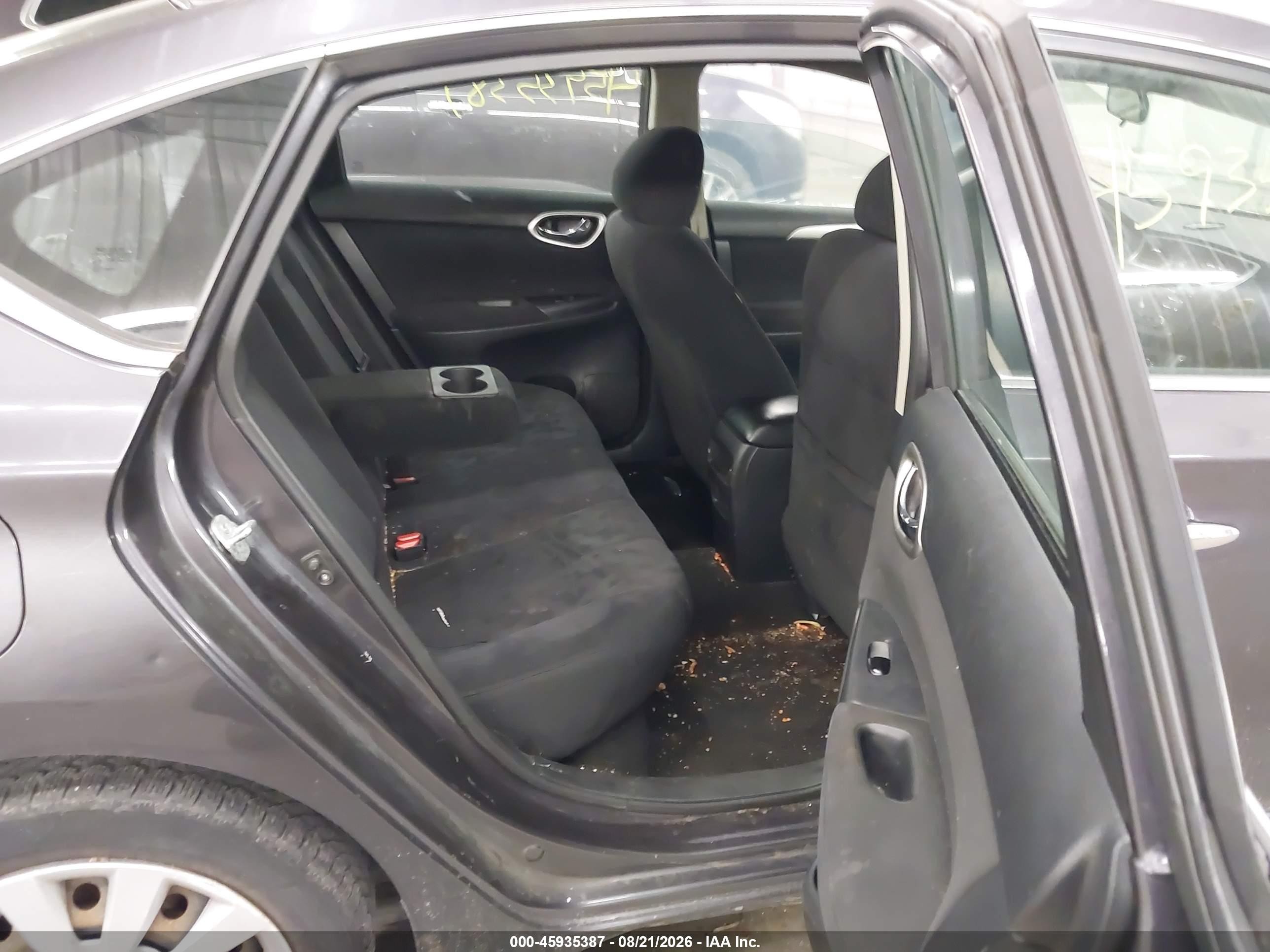 2013 Nissan Sentra Sv Gray vin: 3N1AB7AP7DL750915
