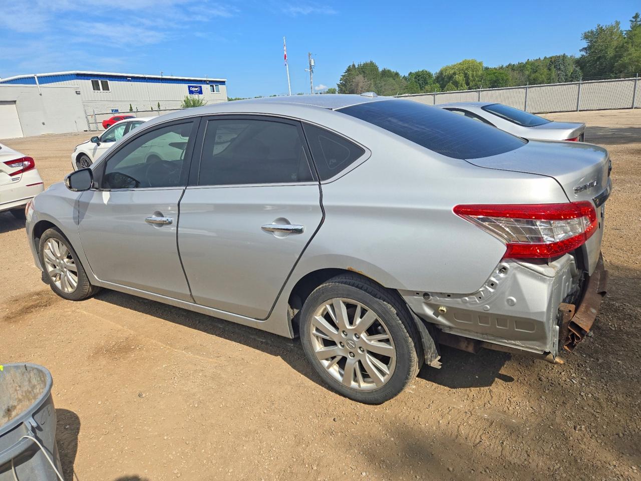 2013 Nissan Sentra S Серебряный vin: 3N1AB7AP7DL753667
