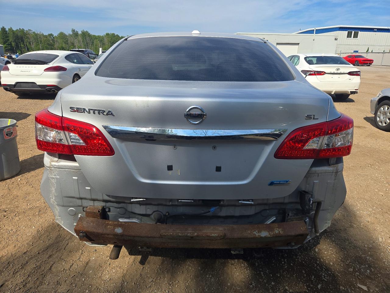 2013 Nissan Sentra S Серебряный vin: 3N1AB7AP7DL753667
