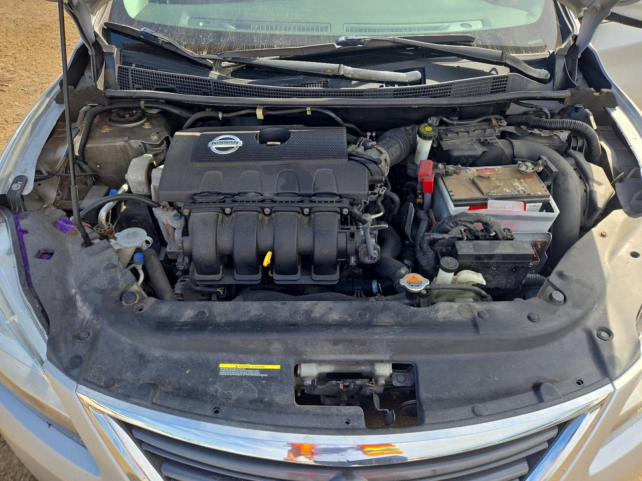 2013 Nissan Sentra S Серебряный vin: 3N1AB7AP7DL753667