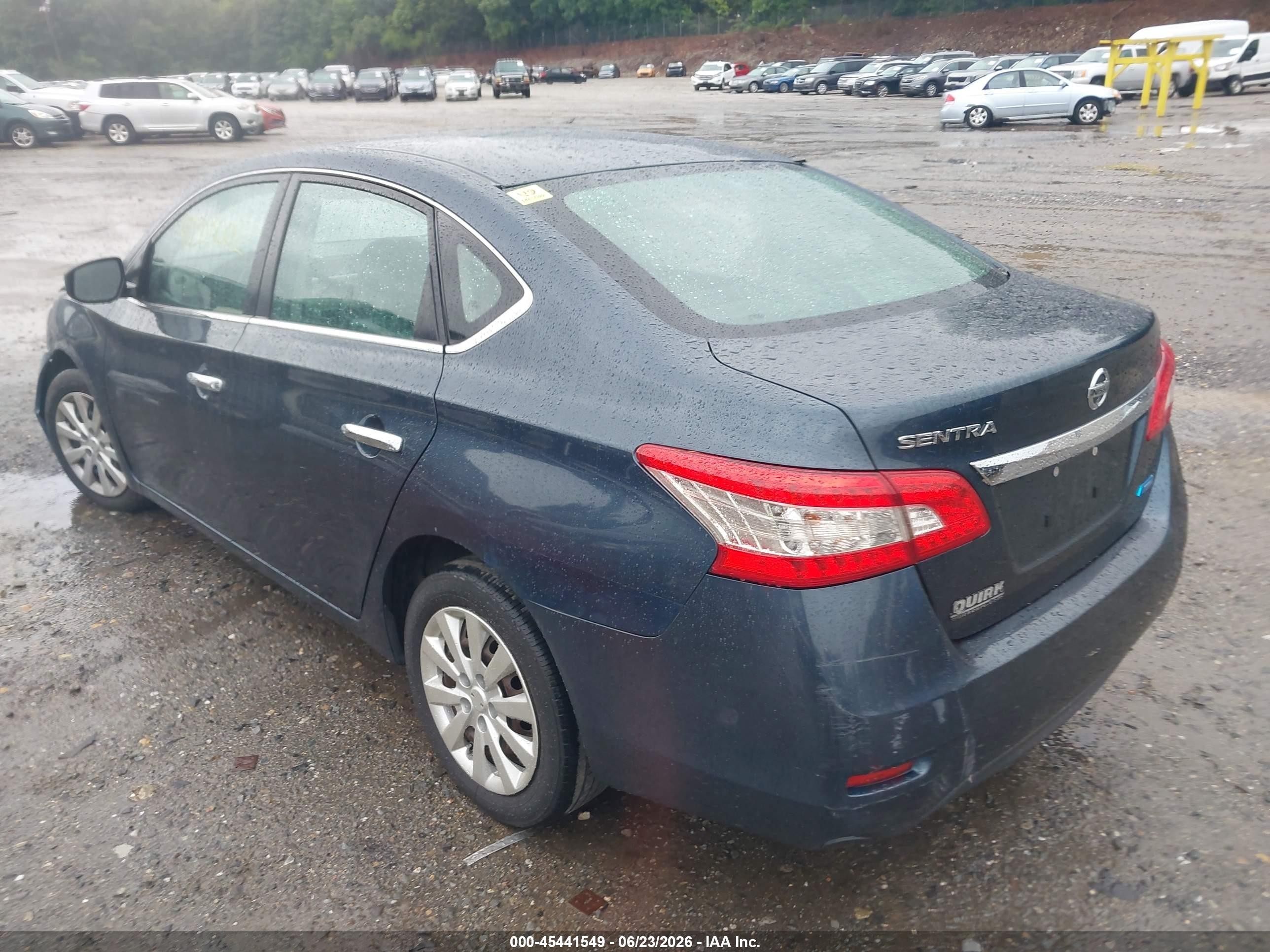 2013 Nissan Sentra S Green vin: 3N1AB7AP7DL757976