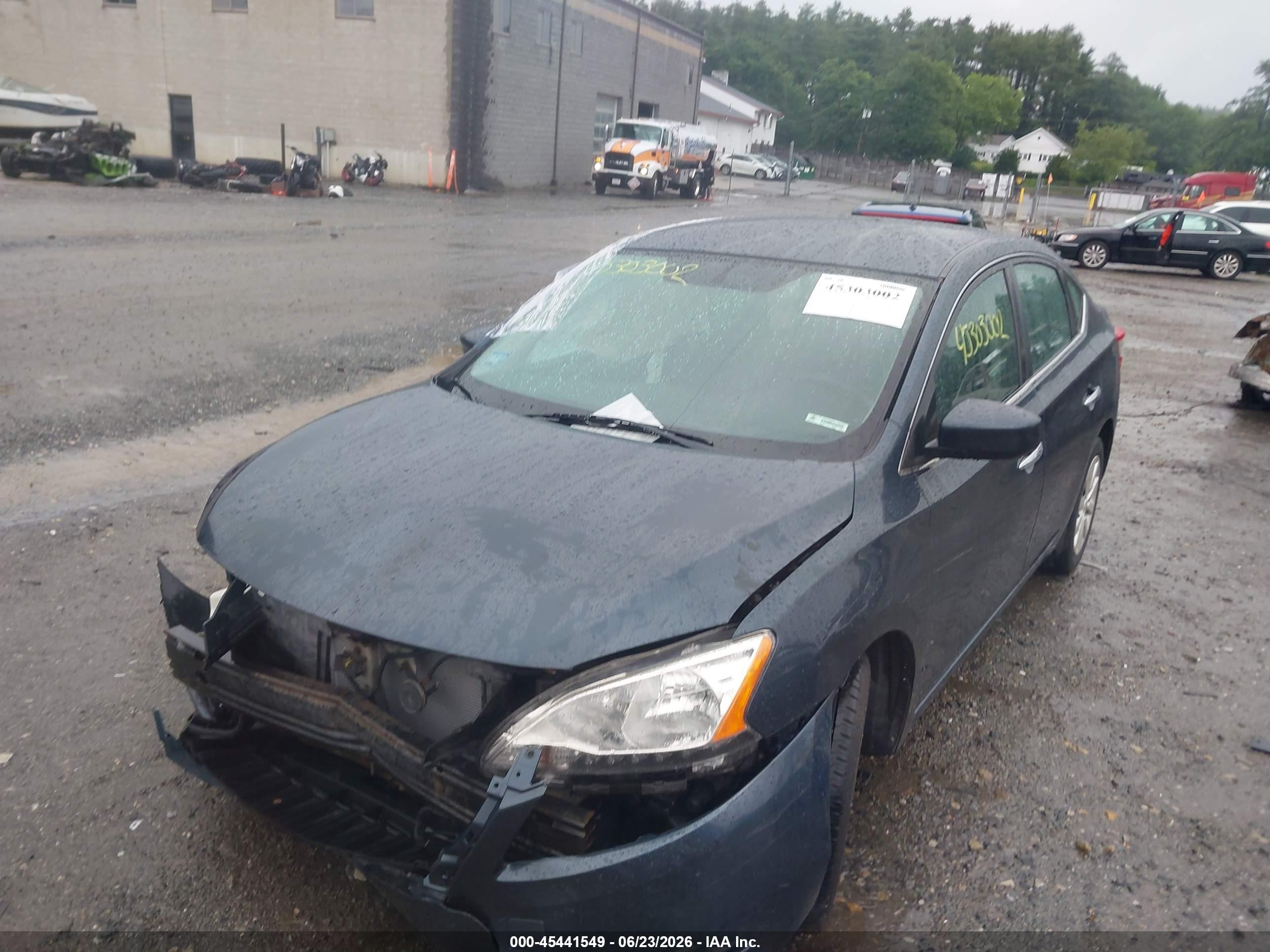2013 Nissan Sentra S Green vin: 3N1AB7AP7DL757976