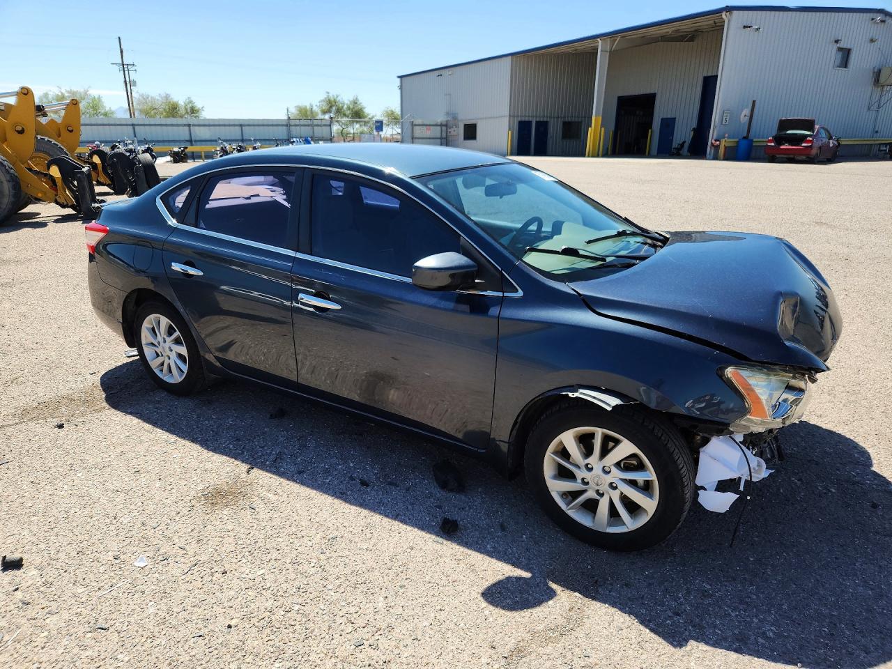 2013 Nissan Sentra S Blue vin: 3N1AB7AP7DL767164