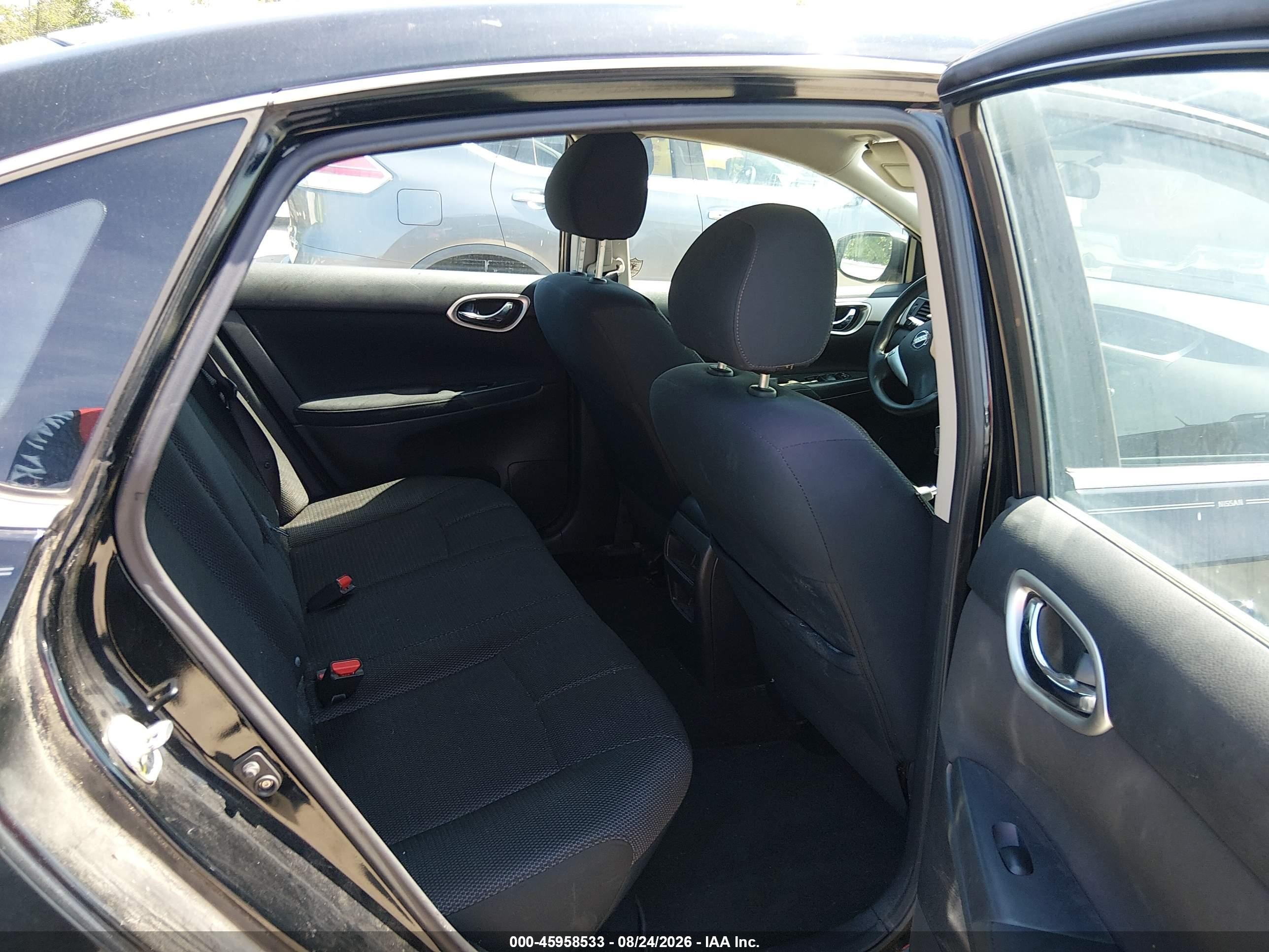 2013 Nissan Sentra S Black vin: 3N1AB7AP7DL771697