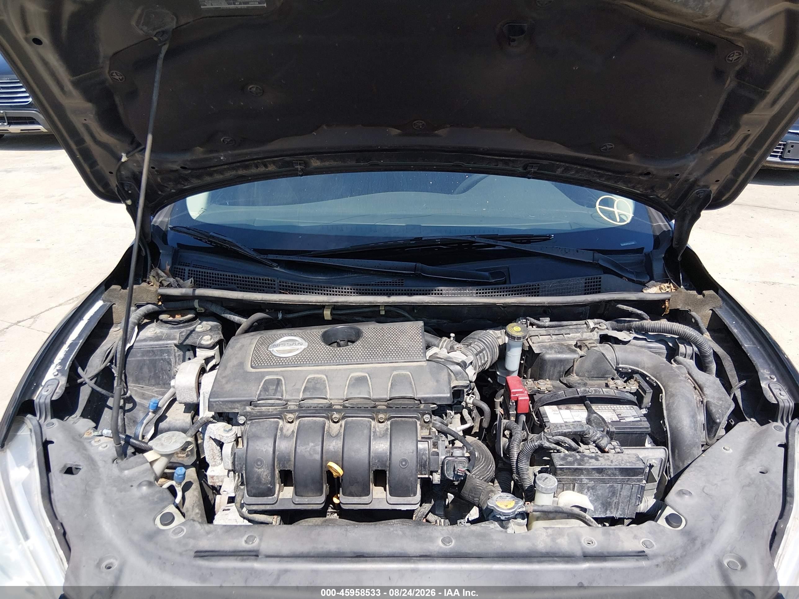 2013 Nissan Sentra S Black vin: 3N1AB7AP7DL771697