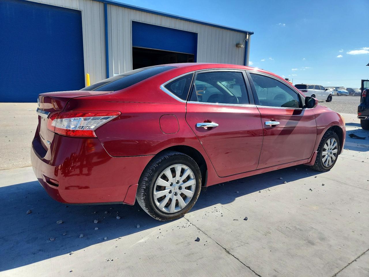 2013 Nissan Sentra S Red vin: 3N1AB7AP7DL772557