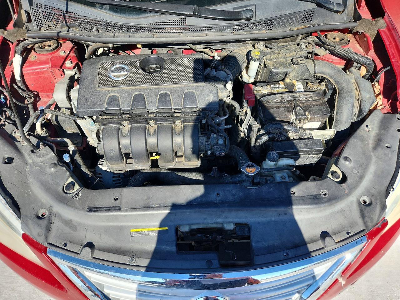 2013 Nissan Sentra S Red vin: 3N1AB7AP7DL772557