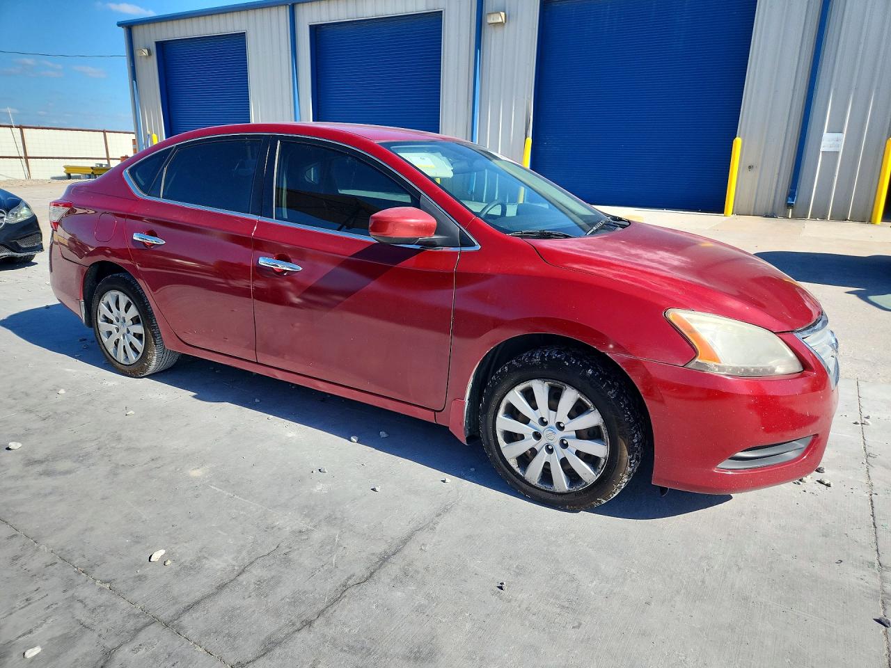2013 Nissan Sentra S Red vin: 3N1AB7AP7DL772557
