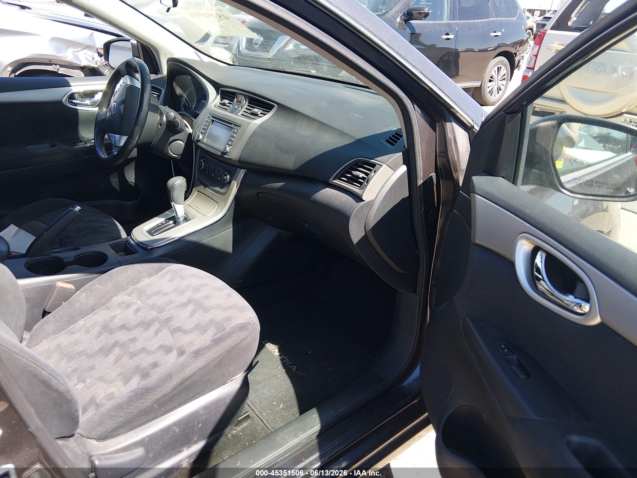 2013 Nissan Sentra Sv Silver vin: 3N1AB7AP7DL785308