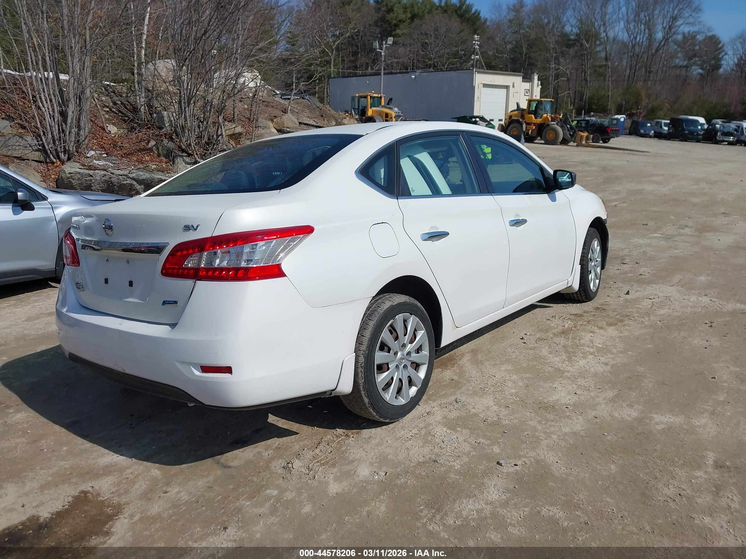 2013 Nissan Sentra Sv White vin: 3N1AB7AP7DL787771