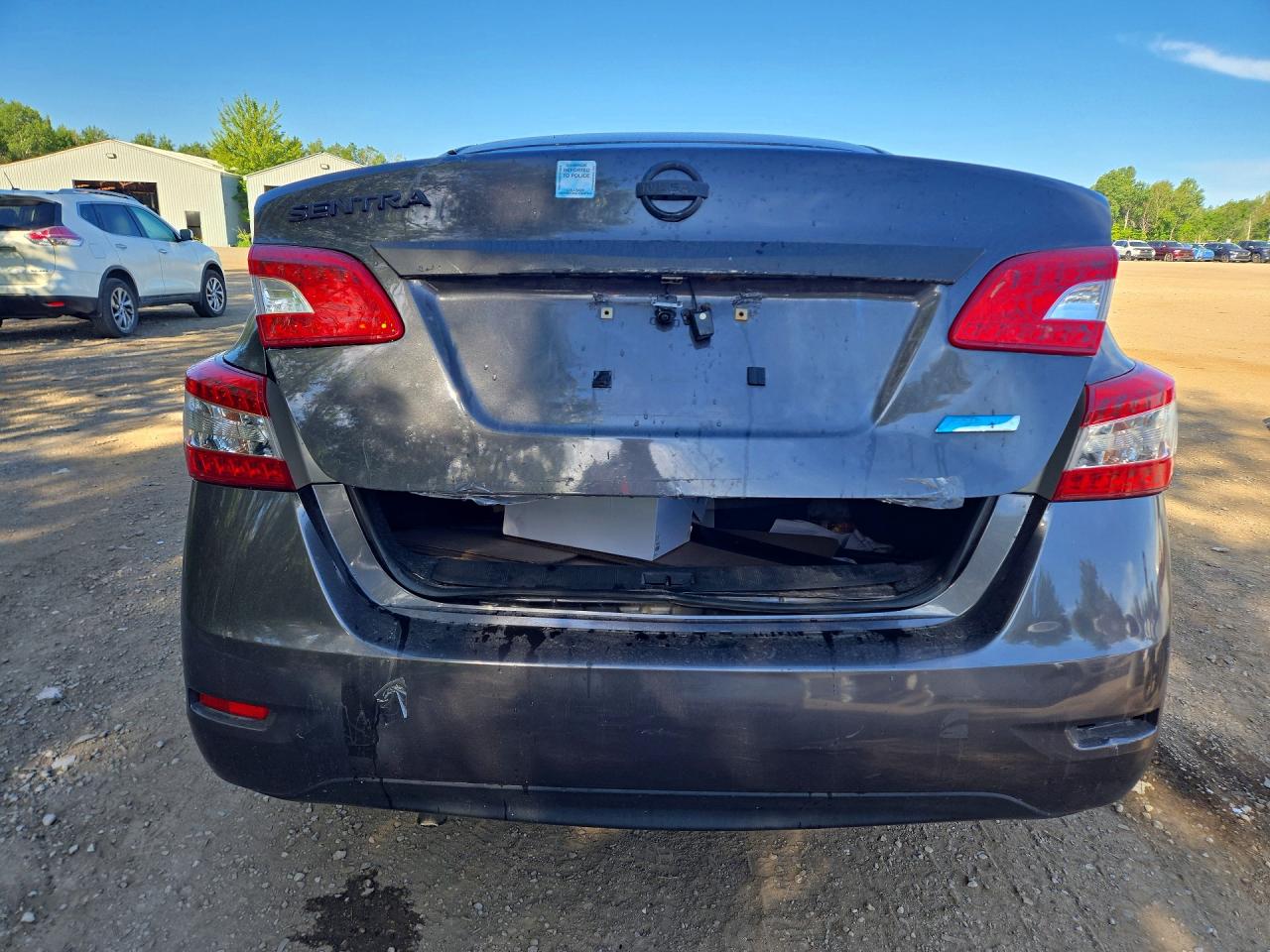 2014 Nissan Sentra S Серый vin: 3N1AB7AP7EL609165