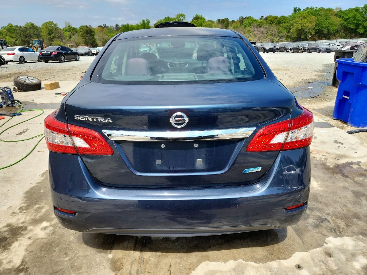 2014 Nissan Sentra S Синий vin: 3N1AB7AP7EL610283