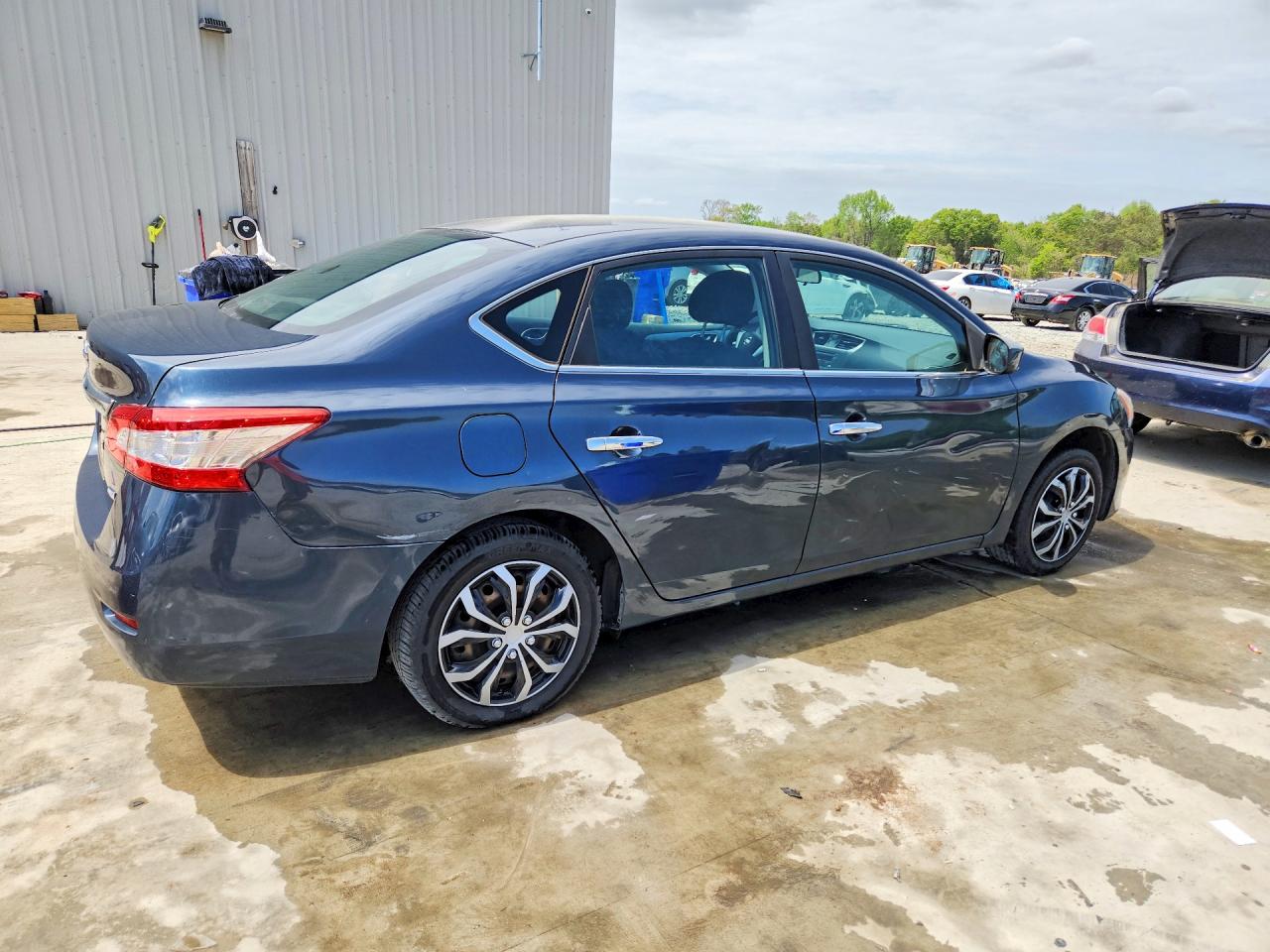 2014 Nissan Sentra S Синий vin: 3N1AB7AP7EL610283