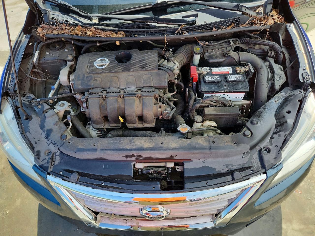 2014 Nissan Sentra S Синий vin: 3N1AB7AP7EL610283