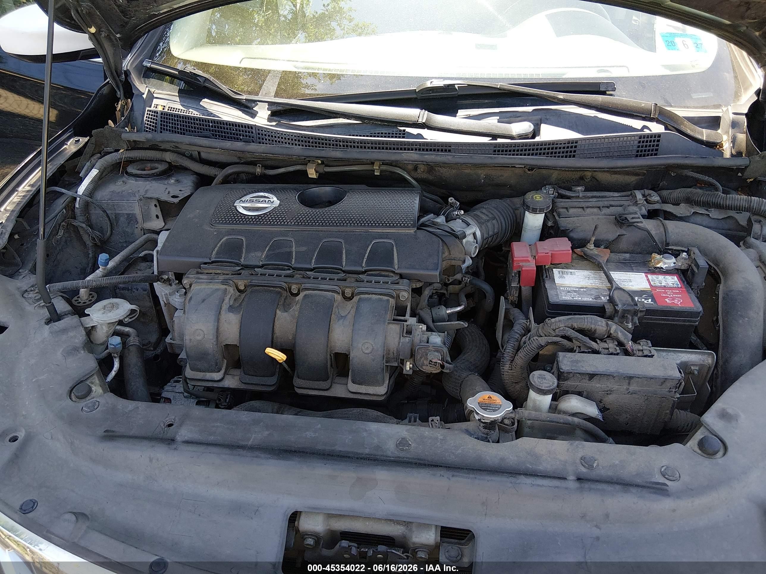 2014 Nissan Sentra Sv Black vin: 3N1AB7AP7EL629920