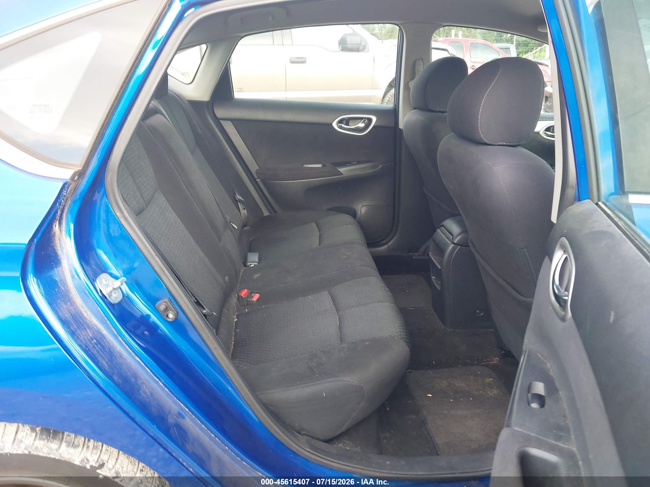 2014 Nissan Sentra Sr Blue vin: 3N1AB7AP7EL642389