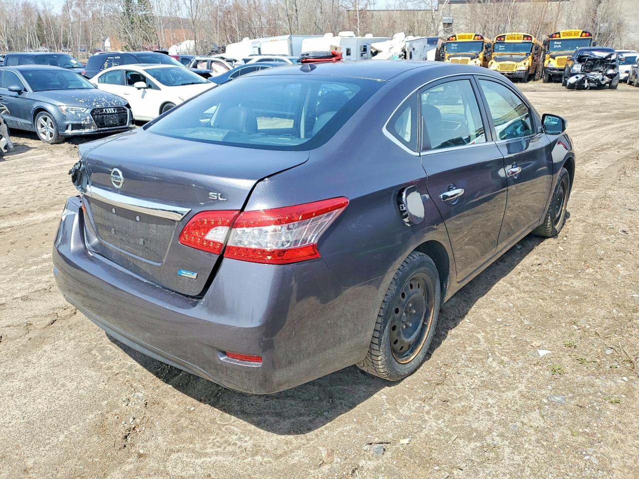 2014 Nissan Sentra Gray vin: 3N1AB7AP7EL662884