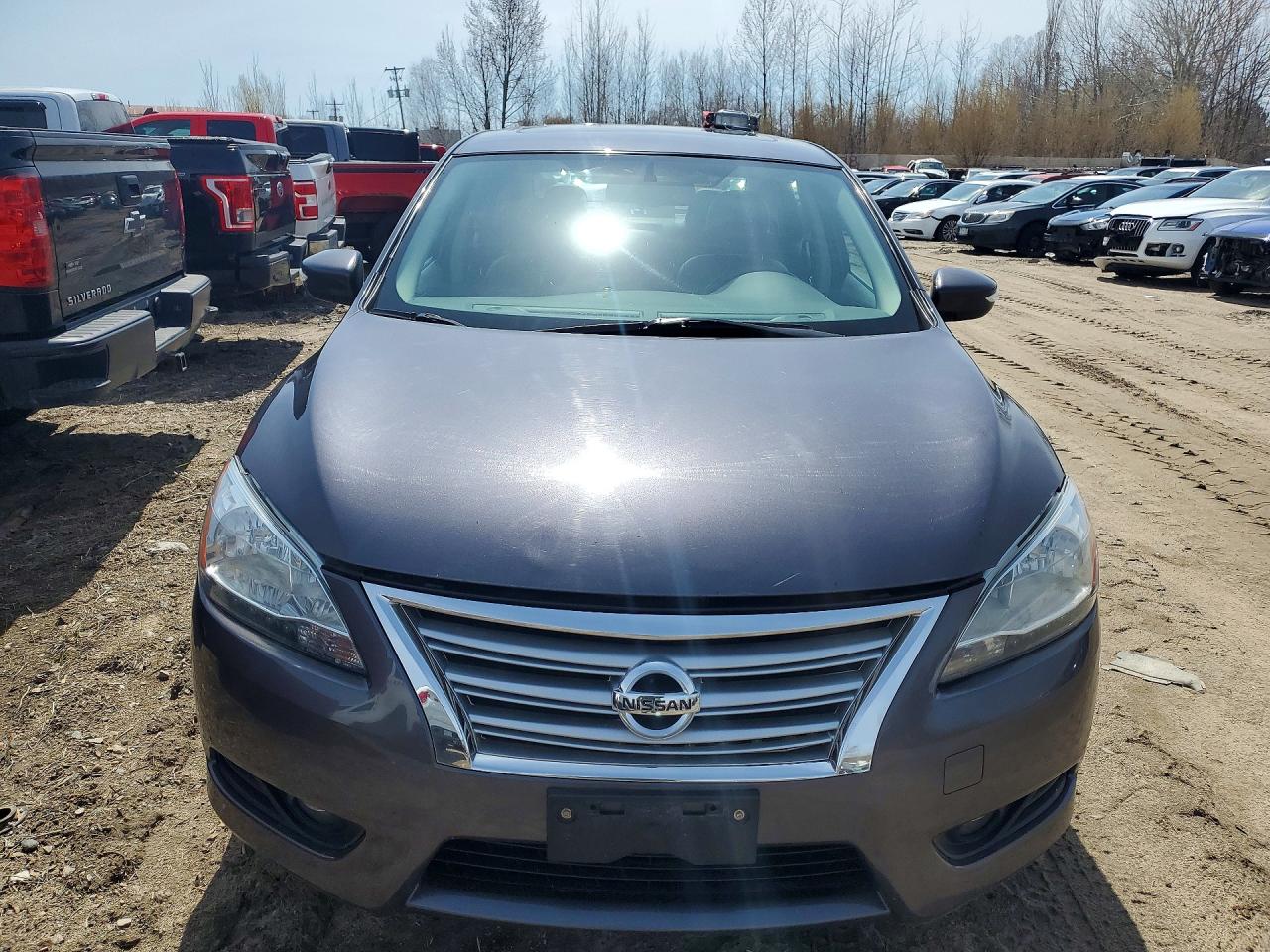 2014 Nissan Sentra Gray vin: 3N1AB7AP7EL662884