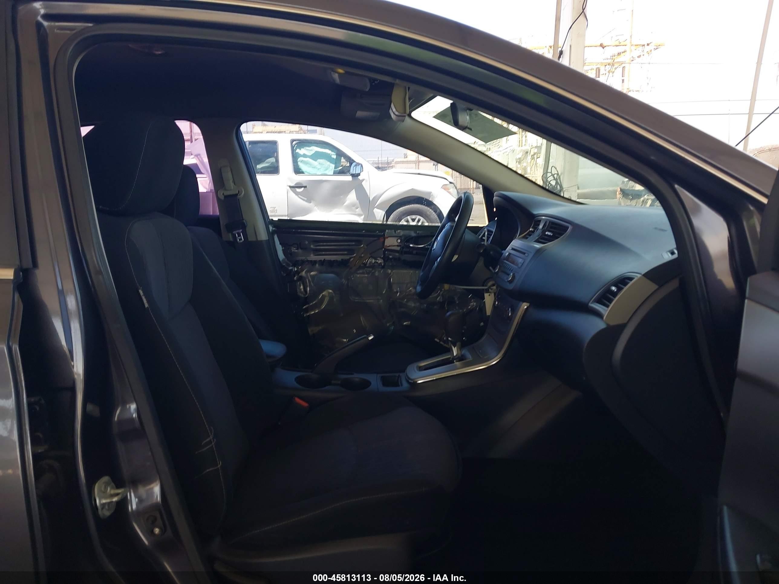 2014 Nissan Sentra Fe+ S/fe+ Sv/s/sl/sr/sv Gray vin: 3N1AB7AP7EL667597