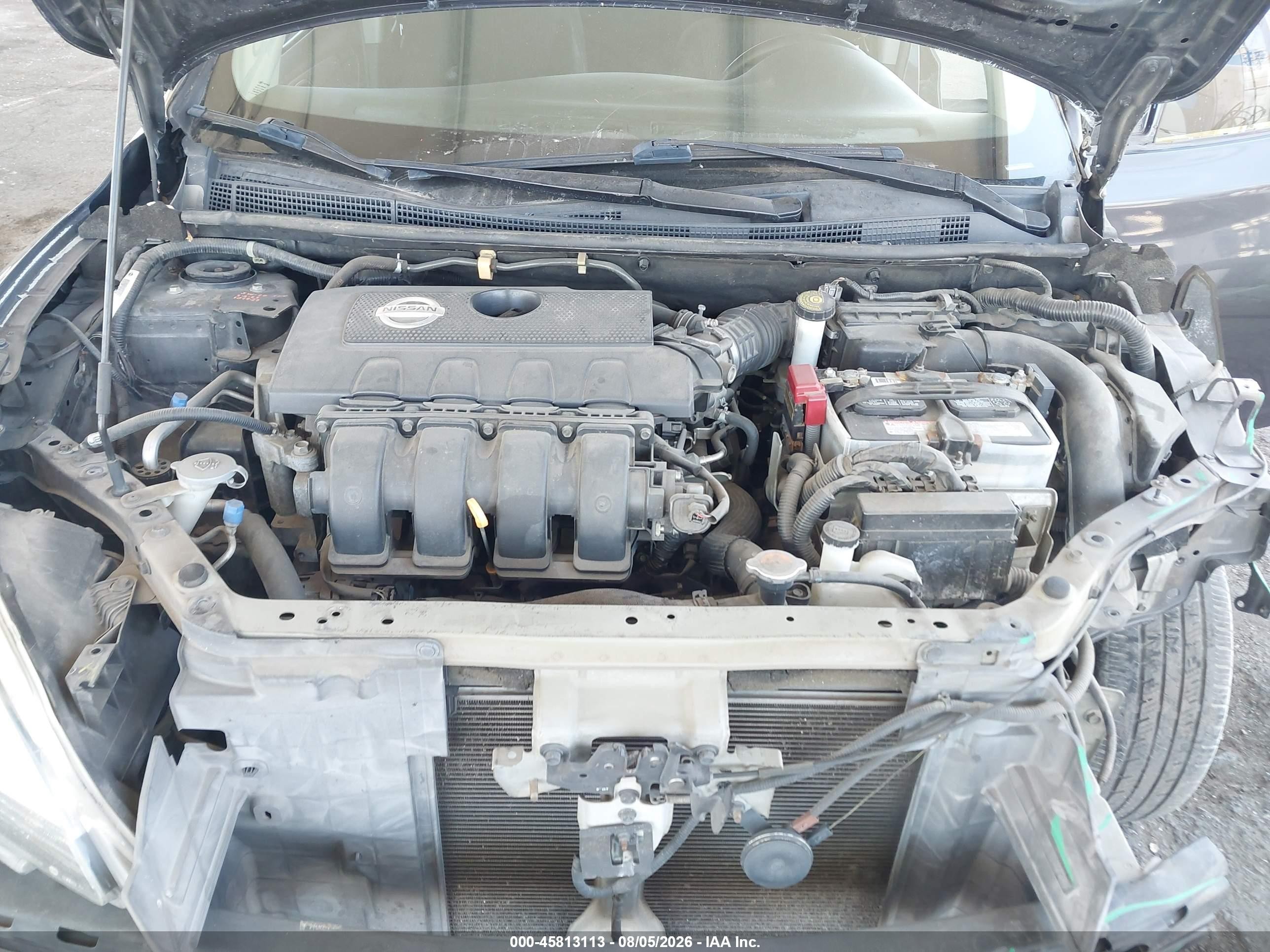 2014 Nissan Sentra Fe+ S/fe+ Sv/s/sl/sr/sv Gray vin: 3N1AB7AP7EL667597
