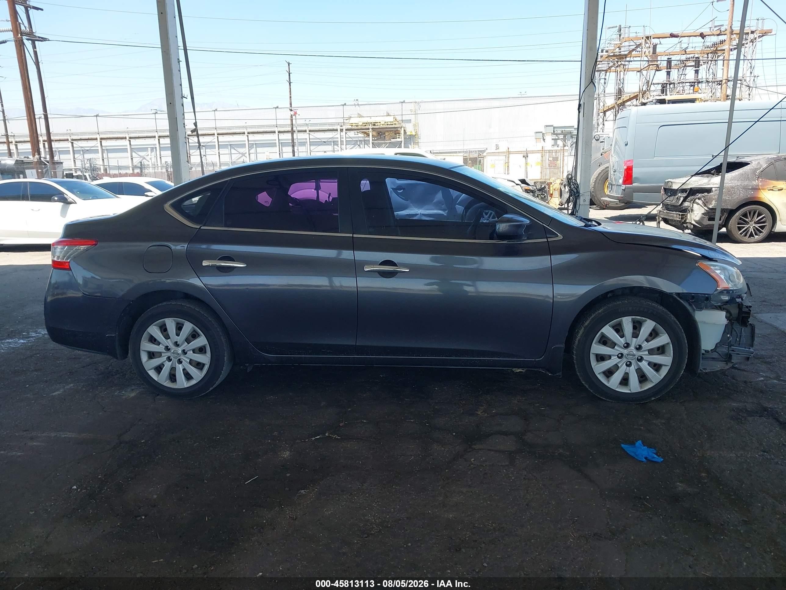 2014 Nissan Sentra Fe+ S/fe+ Sv/s/sl/sr/sv Gray vin: 3N1AB7AP7EL667597