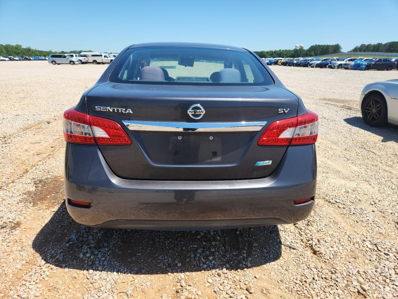 2014 Nissan Sentra Sv Gray vin: 3N1AB7AP7EL670323