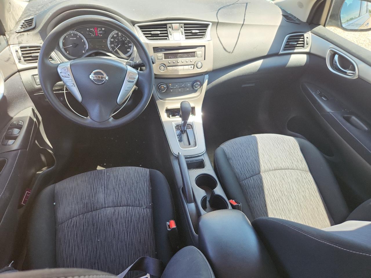2014 Nissan Sentra Sv Gray vin: 3N1AB7AP7EL670323