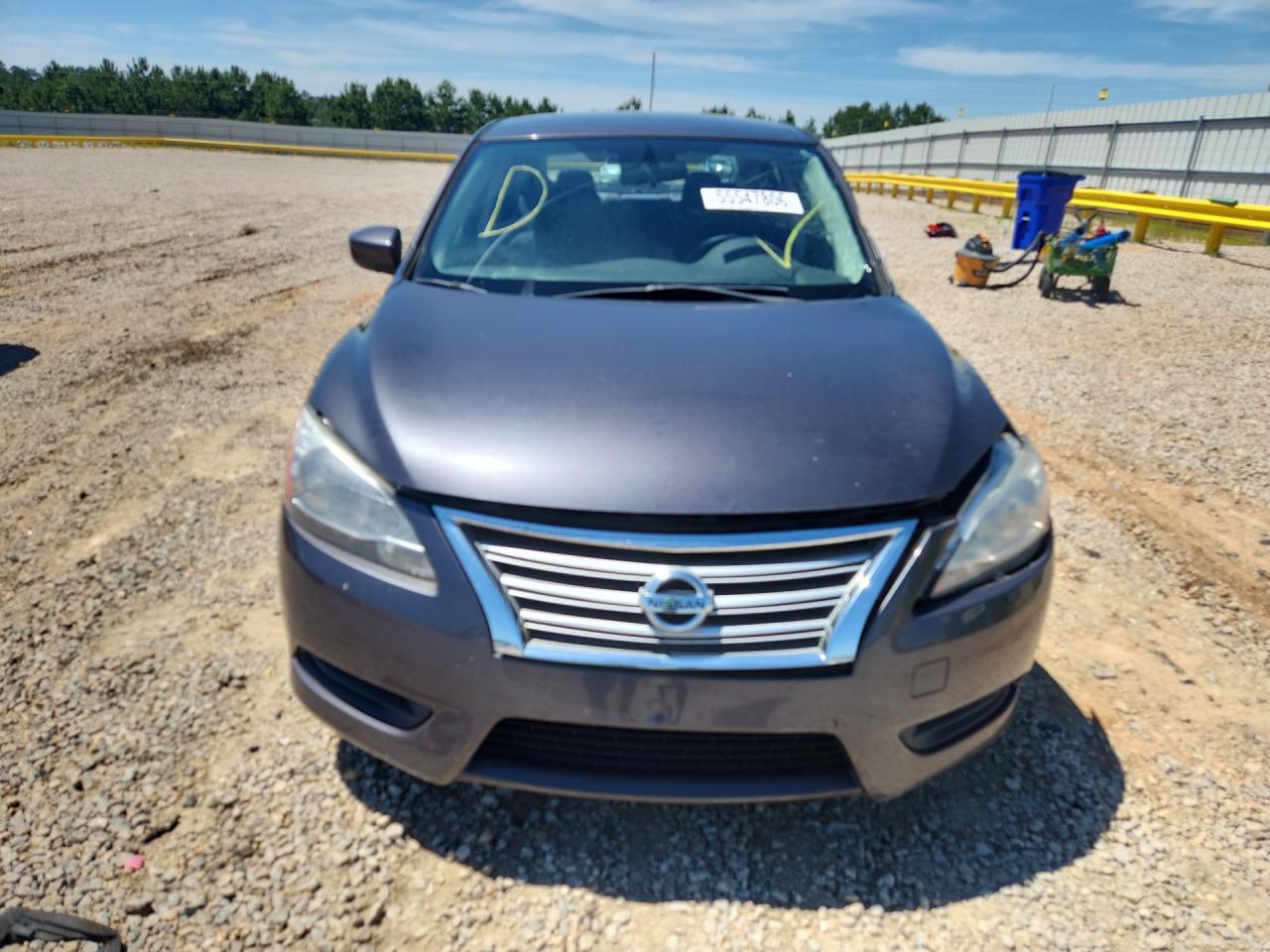 2014 Nissan Sentra Sv Gray vin: 3N1AB7AP7EL670323