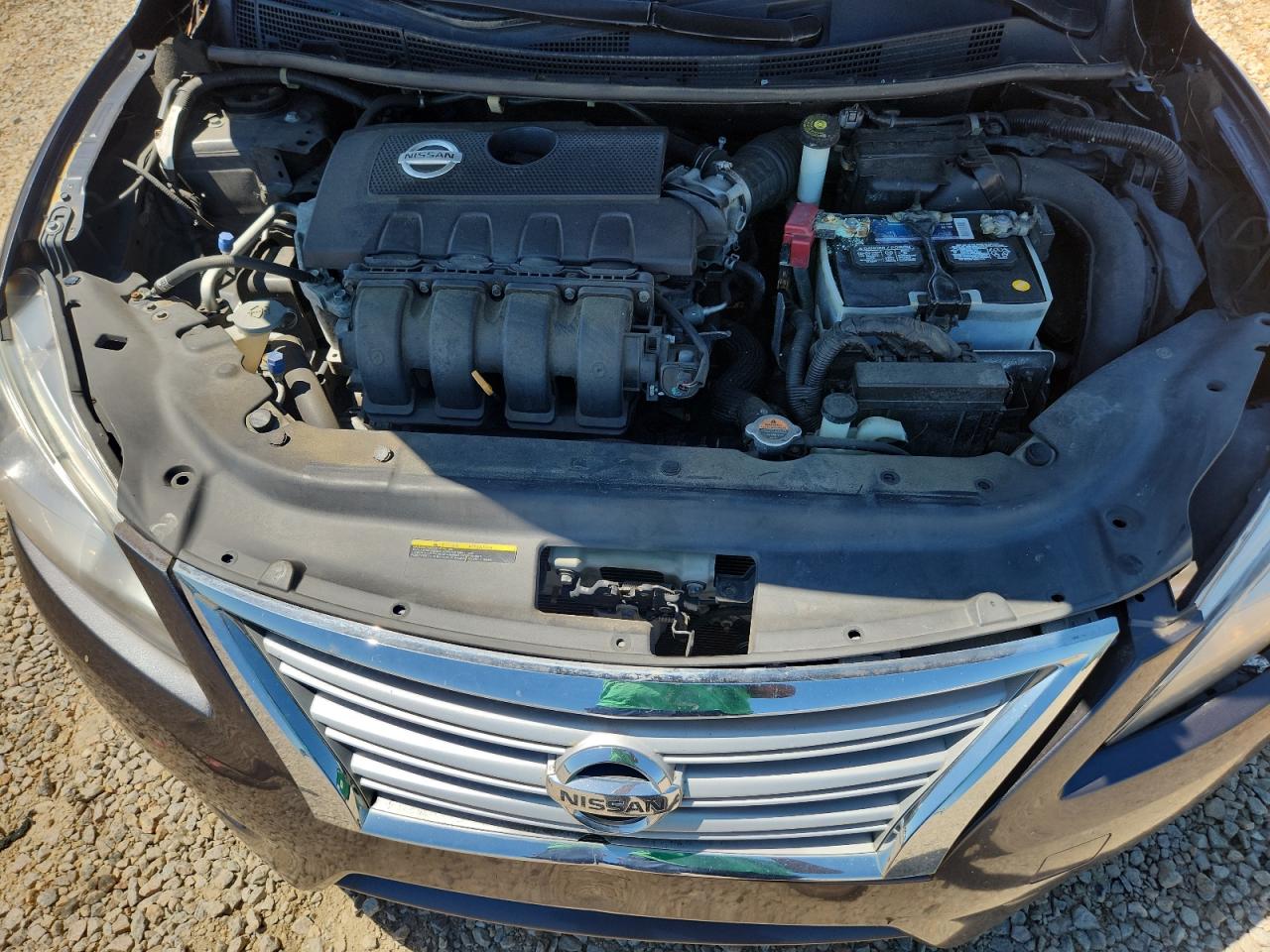 2014 Nissan Sentra Sv Gray vin: 3N1AB7AP7EL670323