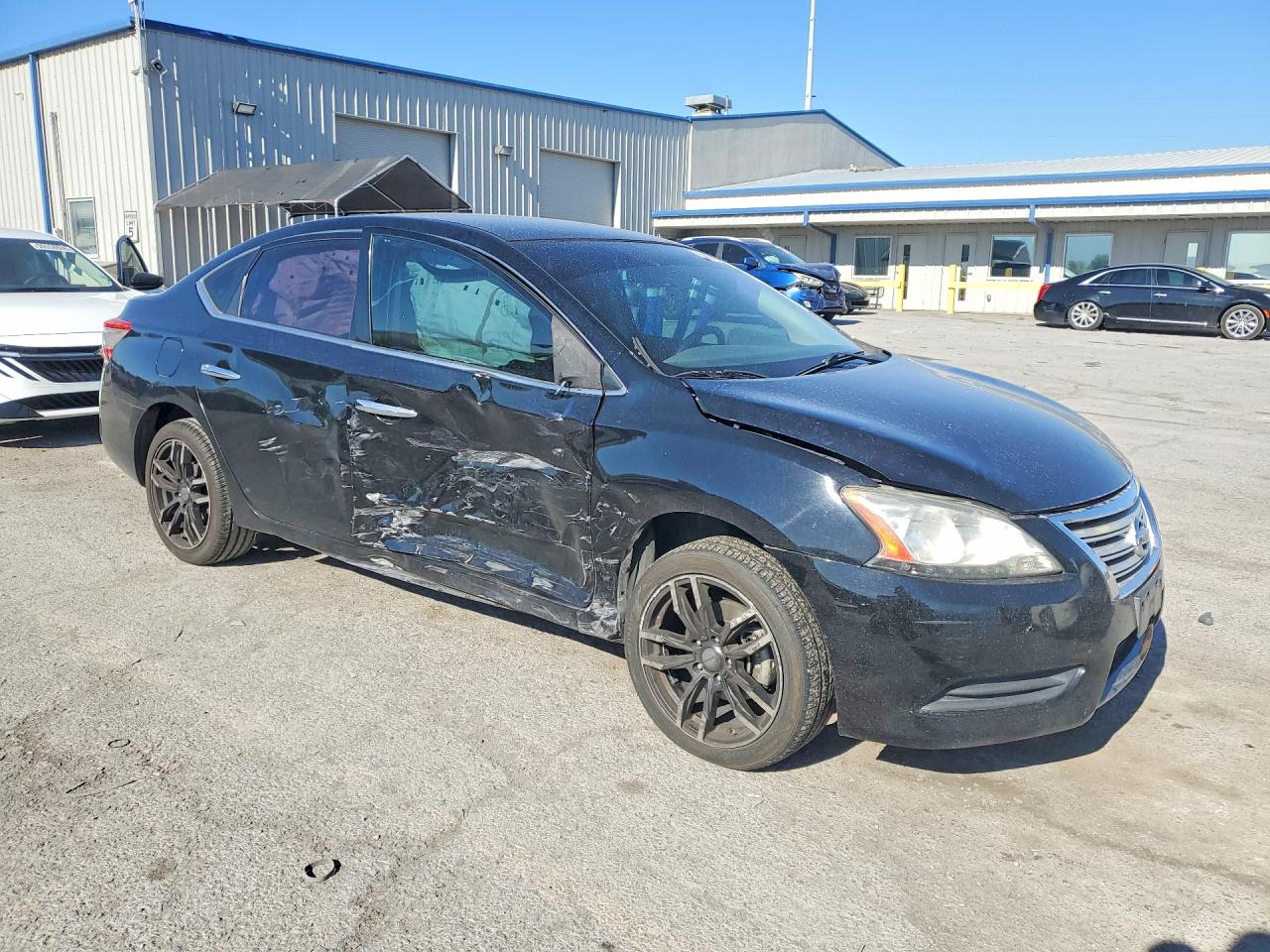 2014 Nissan Sentra Sv Black vin: 3N1AB7AP7EL676011